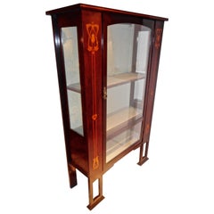 Art Nouveau Vitrine Display Cabinet, Belgium, 1905