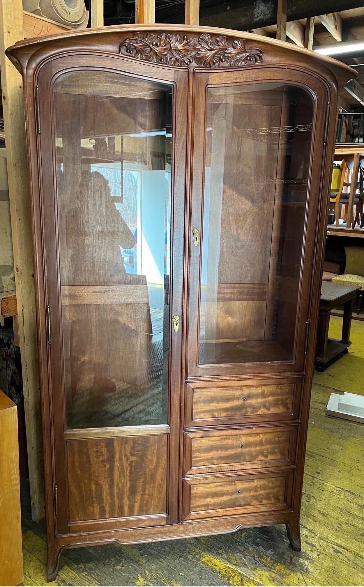 jugendstil vitrine gebraucht
