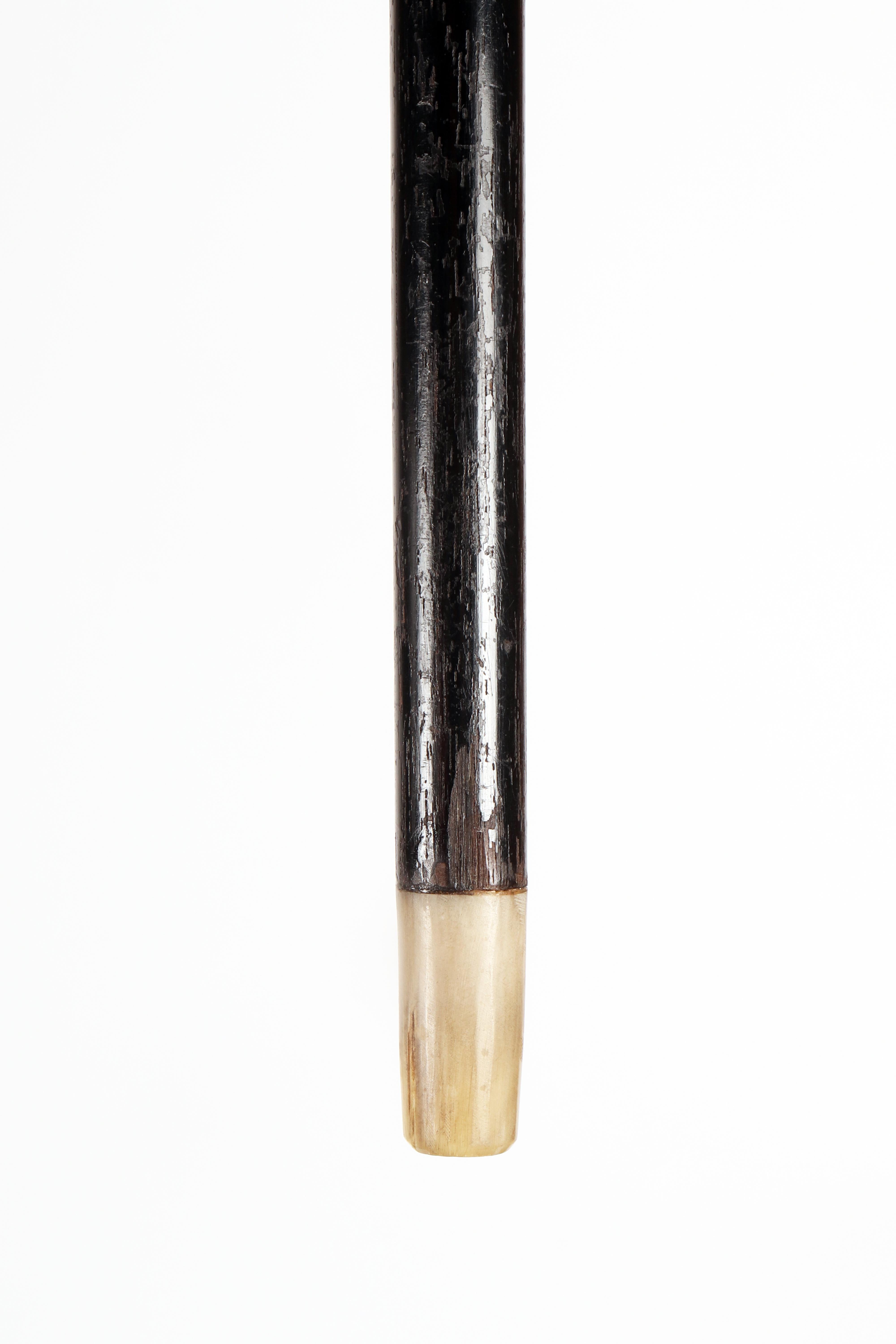 Art  Nouveau walking stick, agate knob, signed C.G.Hallberg, Sweden 1901. For Sale 10