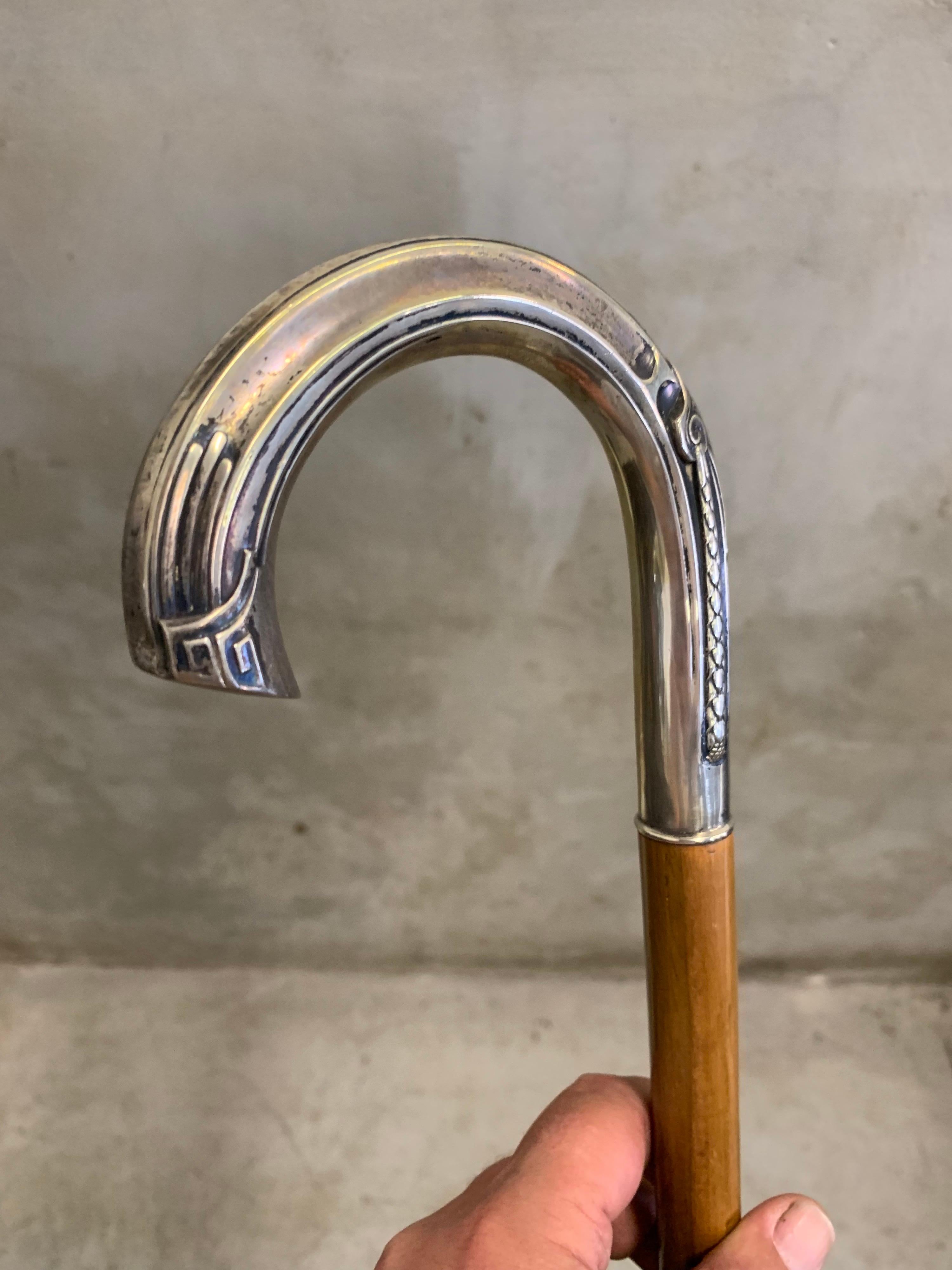 art deco walking stick