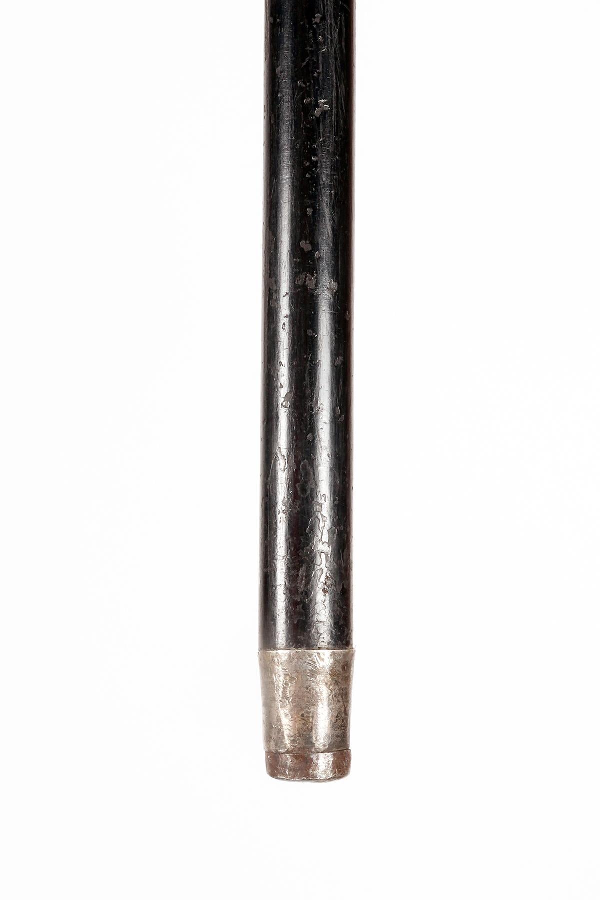 Bastón Art Nouveau que representa la danza de un urogallo. Austria 1900. en venta 7
