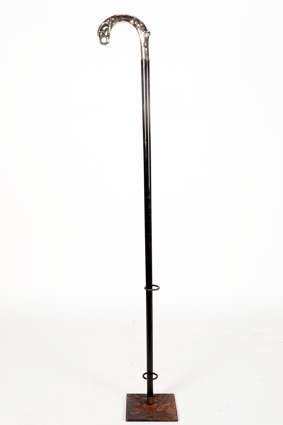 Bastón Art Nouveau que representa la danza de un urogallo. Austria 1900. en venta 8