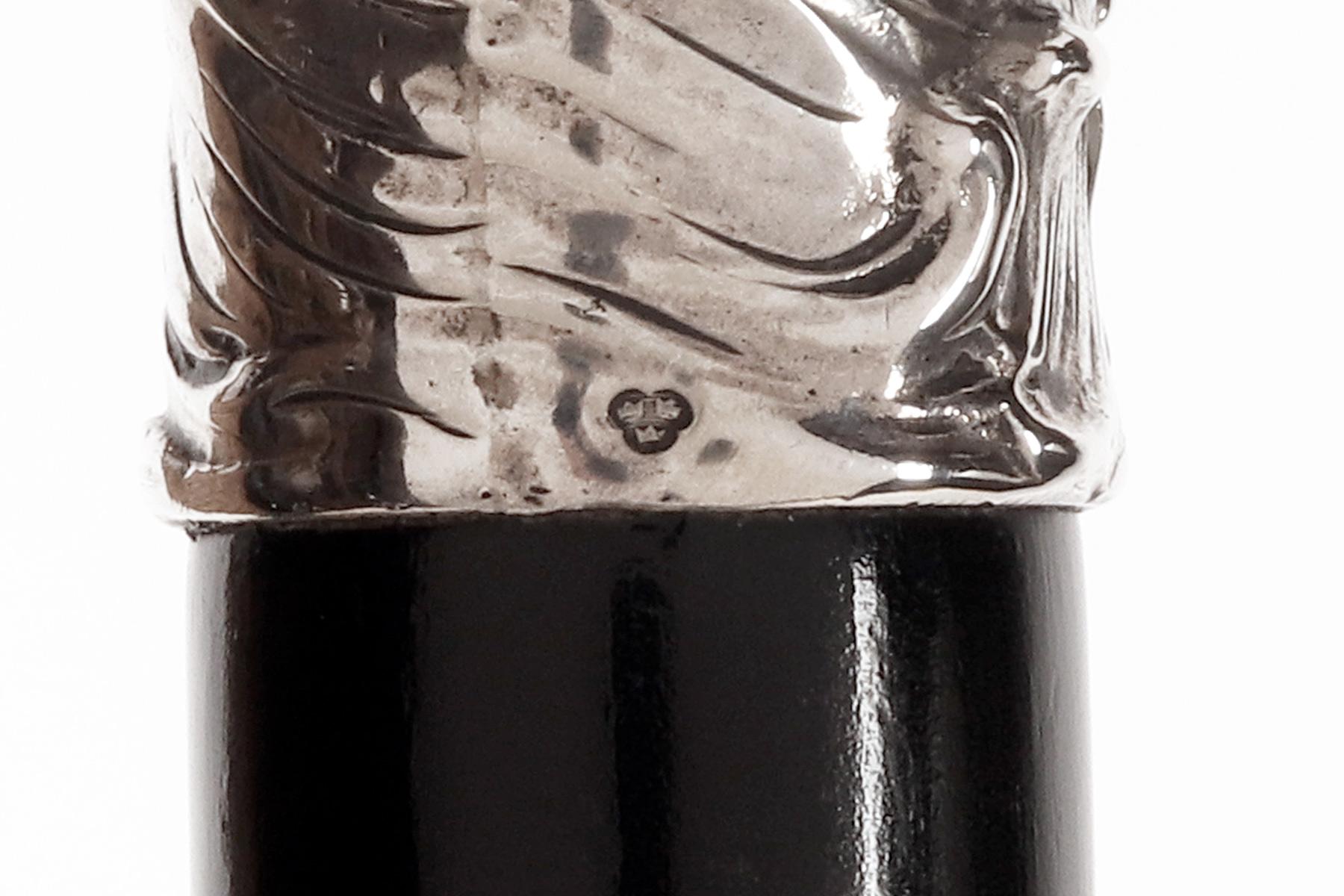 Peuvent Art nouveau représentant le dieu Pan et la nymphe Echo, Suède 1900. en vente 6
