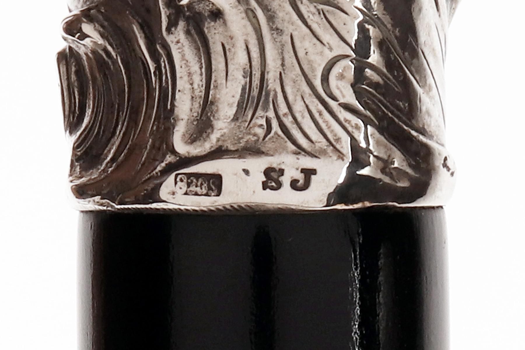 Peuvent Art nouveau représentant le dieu Pan et la nymphe Echo, Suède 1900. en vente 7