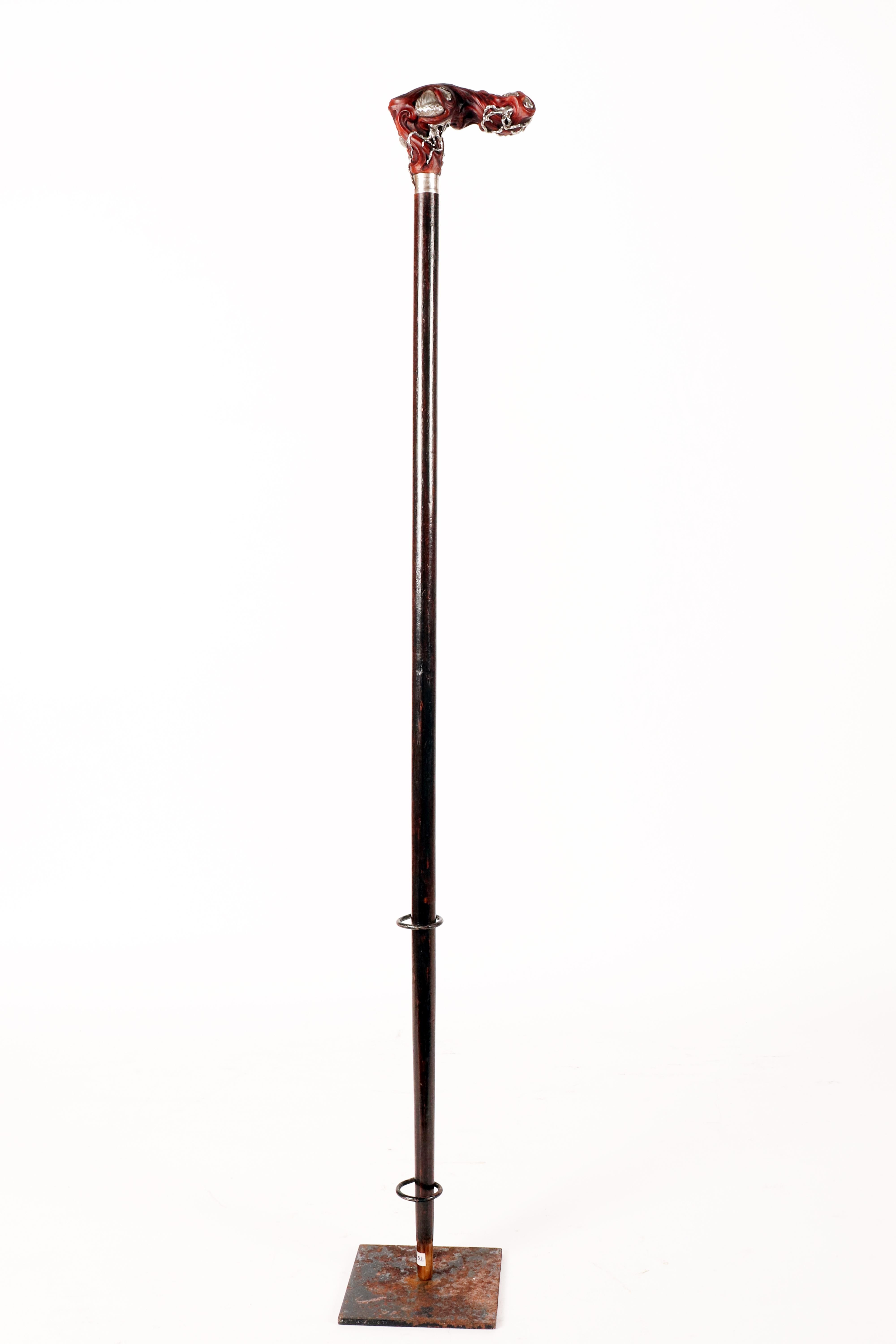 Canne Art nouveau en buis, par Vincenzo Capello, Italie 1910. en vente 12