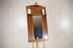 Art Nouveau Wall Mirror in Oak Frame, Early 20th Century