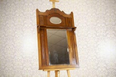 Art Nouveau Wall Mirror in Oak Frame, Early 20th Century