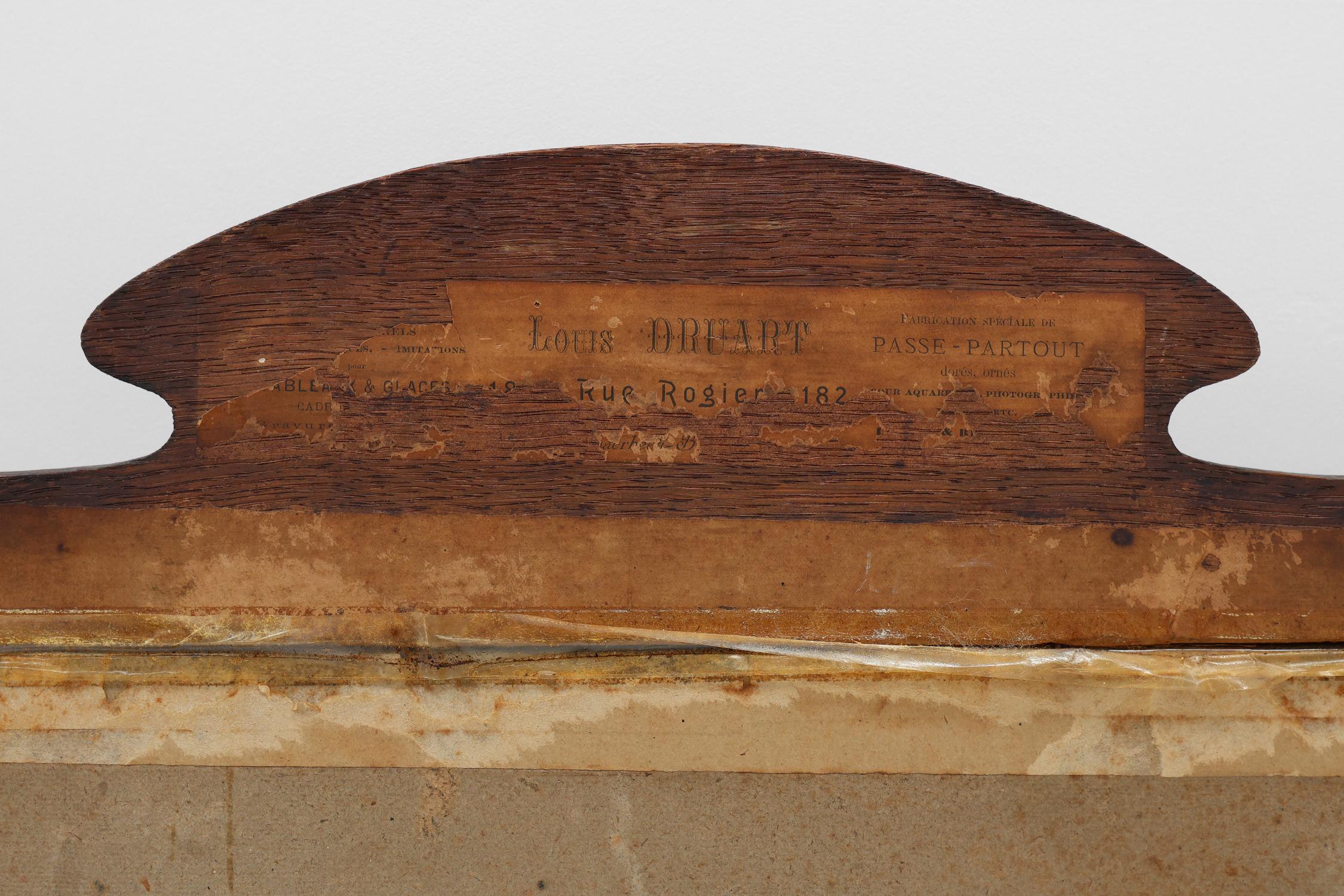 Porte-manteau mural Art nouveau avec aquarelles encadrées par Cassier, Belgique en vente 6