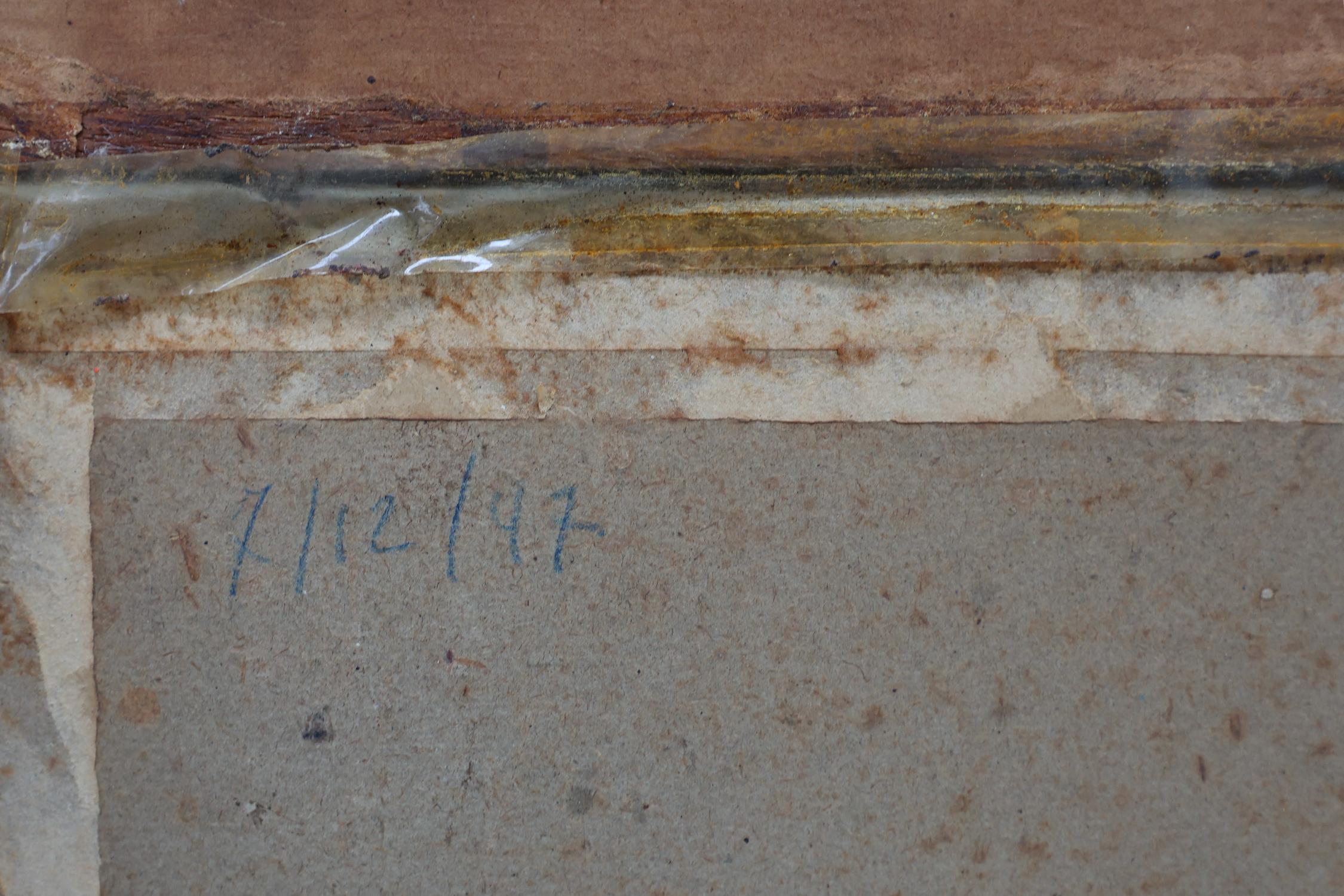 Porte-manteau mural Art nouveau avec aquarelles encadrées par Cassier, Belgique en vente 7