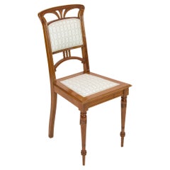 Art Nouveau Walnut Chair