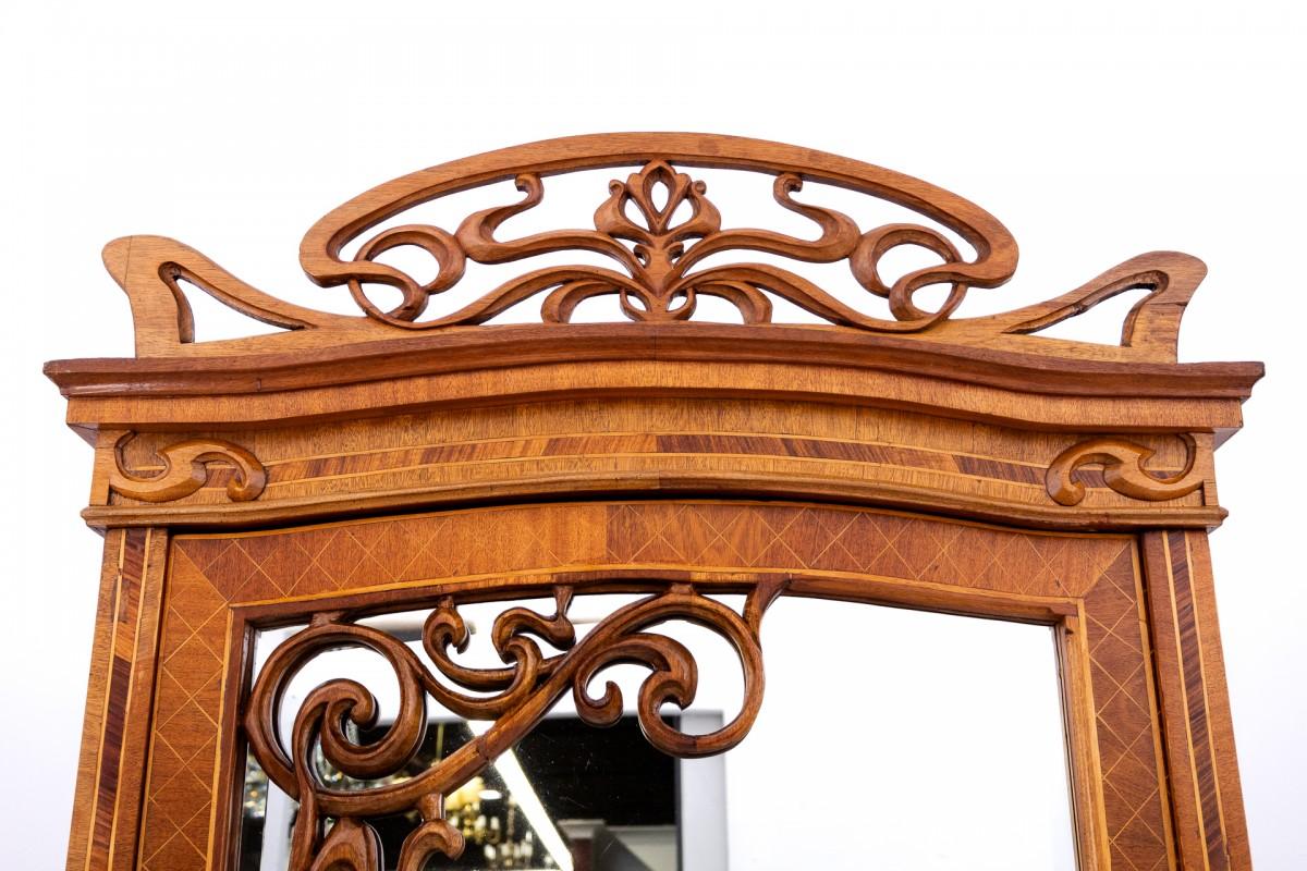 French Art Nouveau wardrobe from the early 20th century, France. For Sale