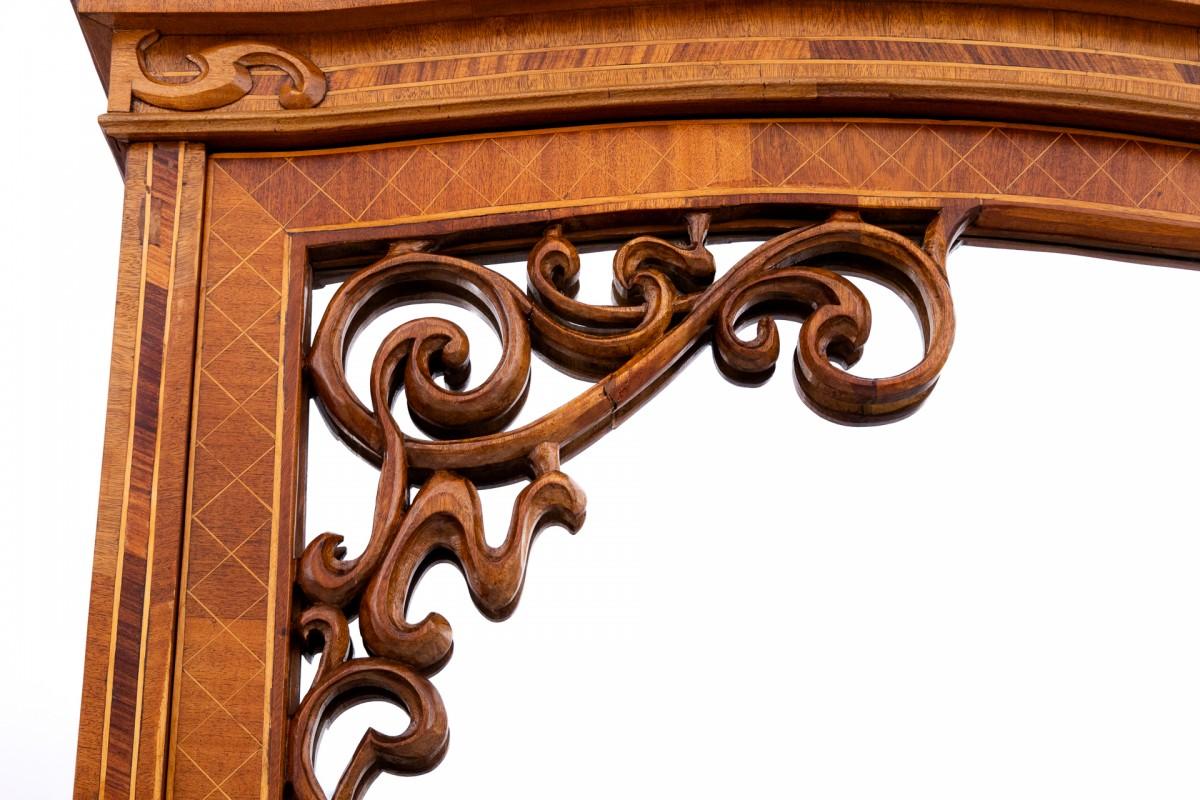 Art Nouveau wardrobe from the early 20th century, France. In Good Condition For Sale In Chorzów, PL