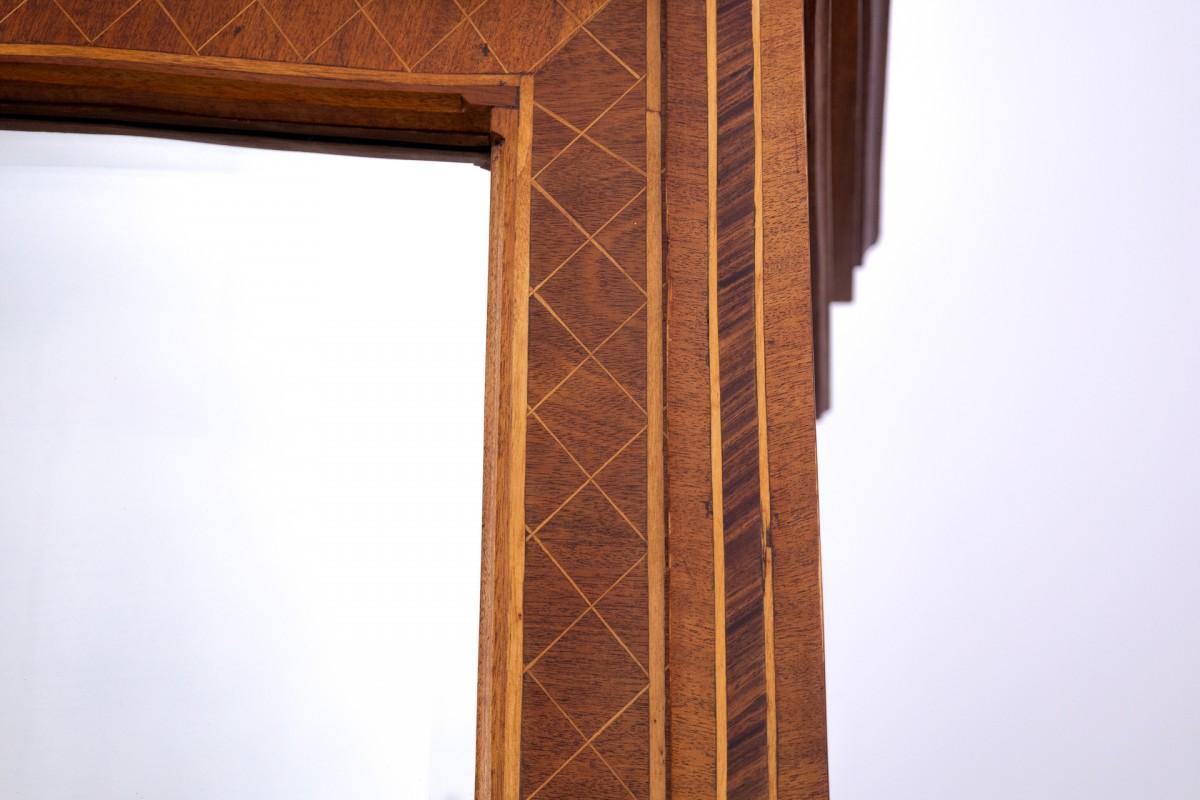 Glass Art Nouveau wardrobe from the early 20th century, France. For Sale