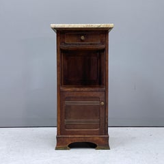 Art Nouveau Waschtisch Nachttischschrank Reminiszenz an Louis Majorelle