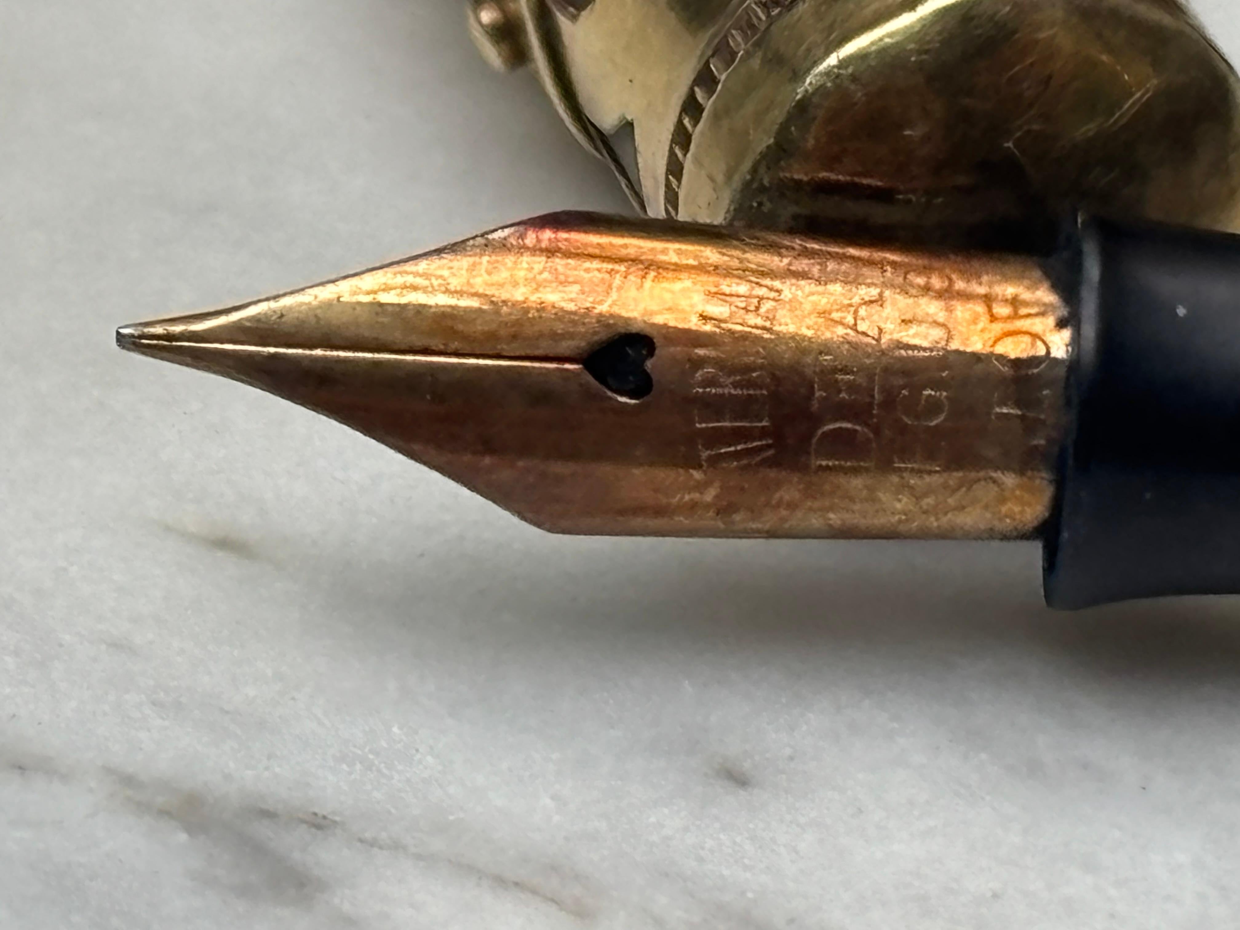 Oro Penna stilografica Art Nouveau Waterman 'Ideal' in oro 14 carati, 1910 circa in vendita