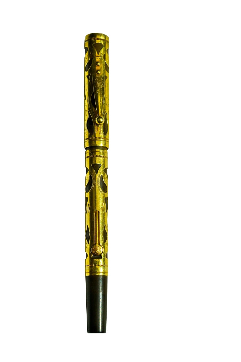 Stylo Plume Vintage Waterman - Or 14 Carats - Années 1920/30 - Neuf En Boîte