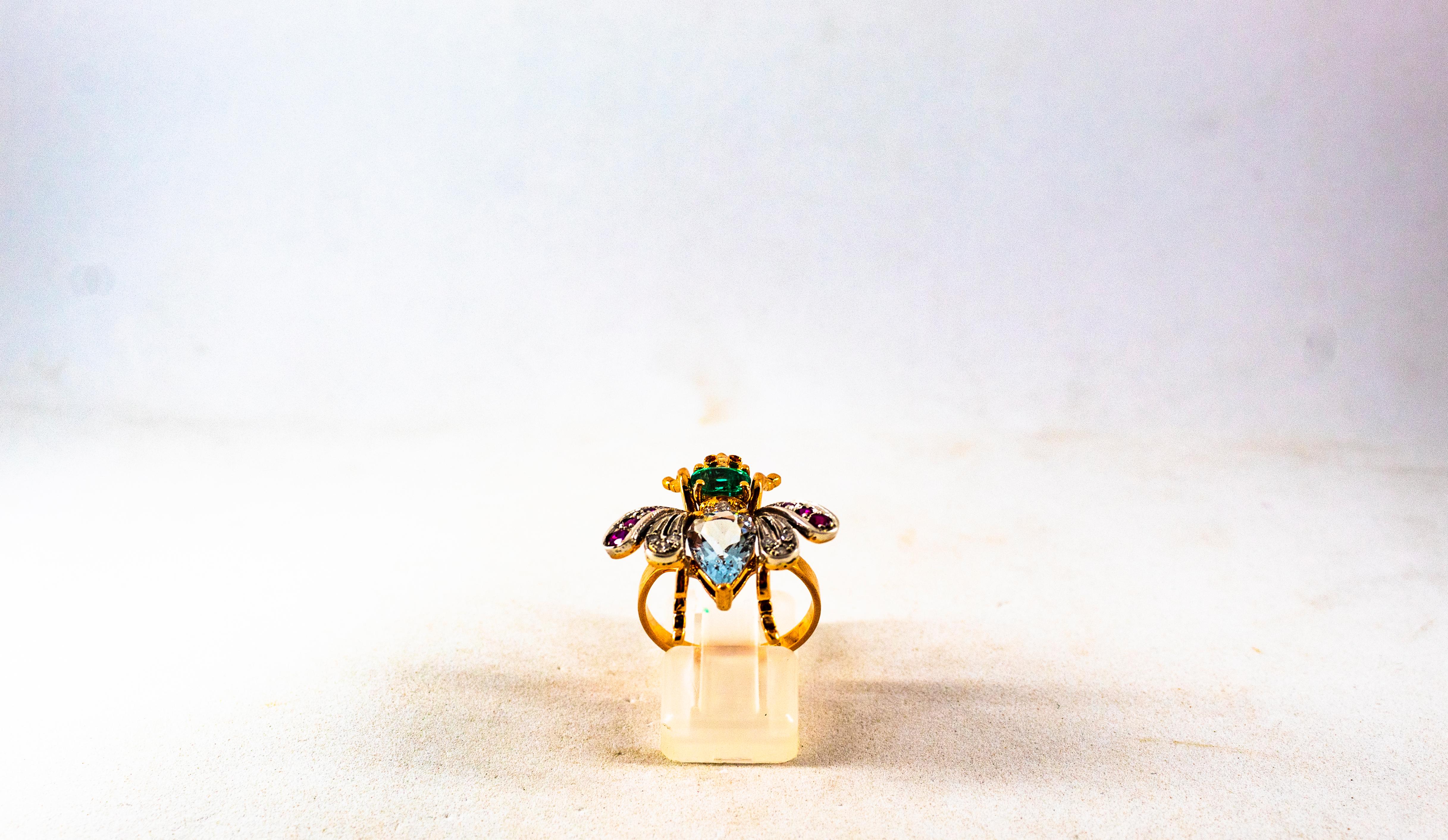 For any problems related to some materials contained in the items that do not allow shipping, please contact the seller with a private message to solve the problem.
We can ship every piece of our 1stdibs catalog worldwide.

This Ring is made of 9K