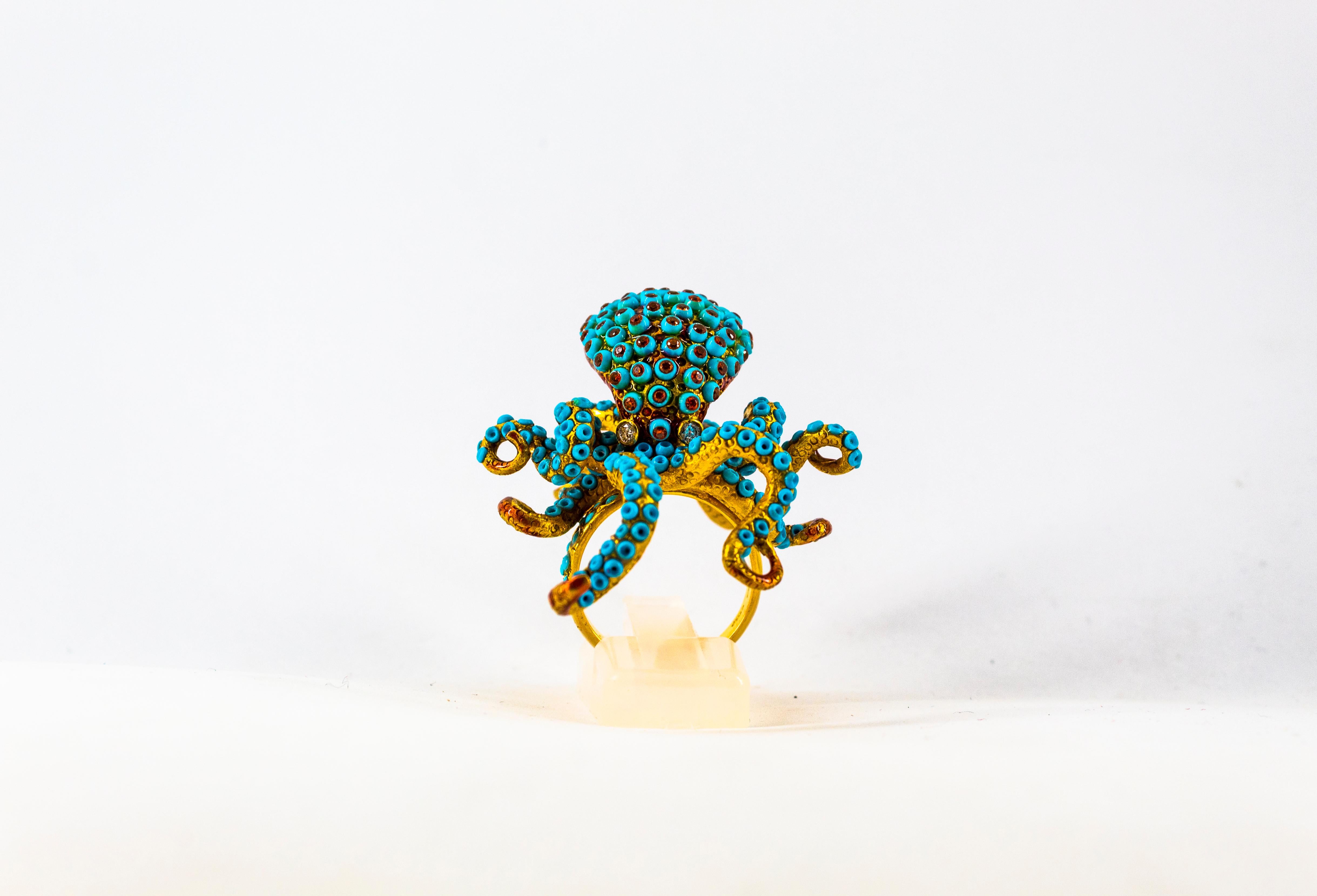 turquoise octopus