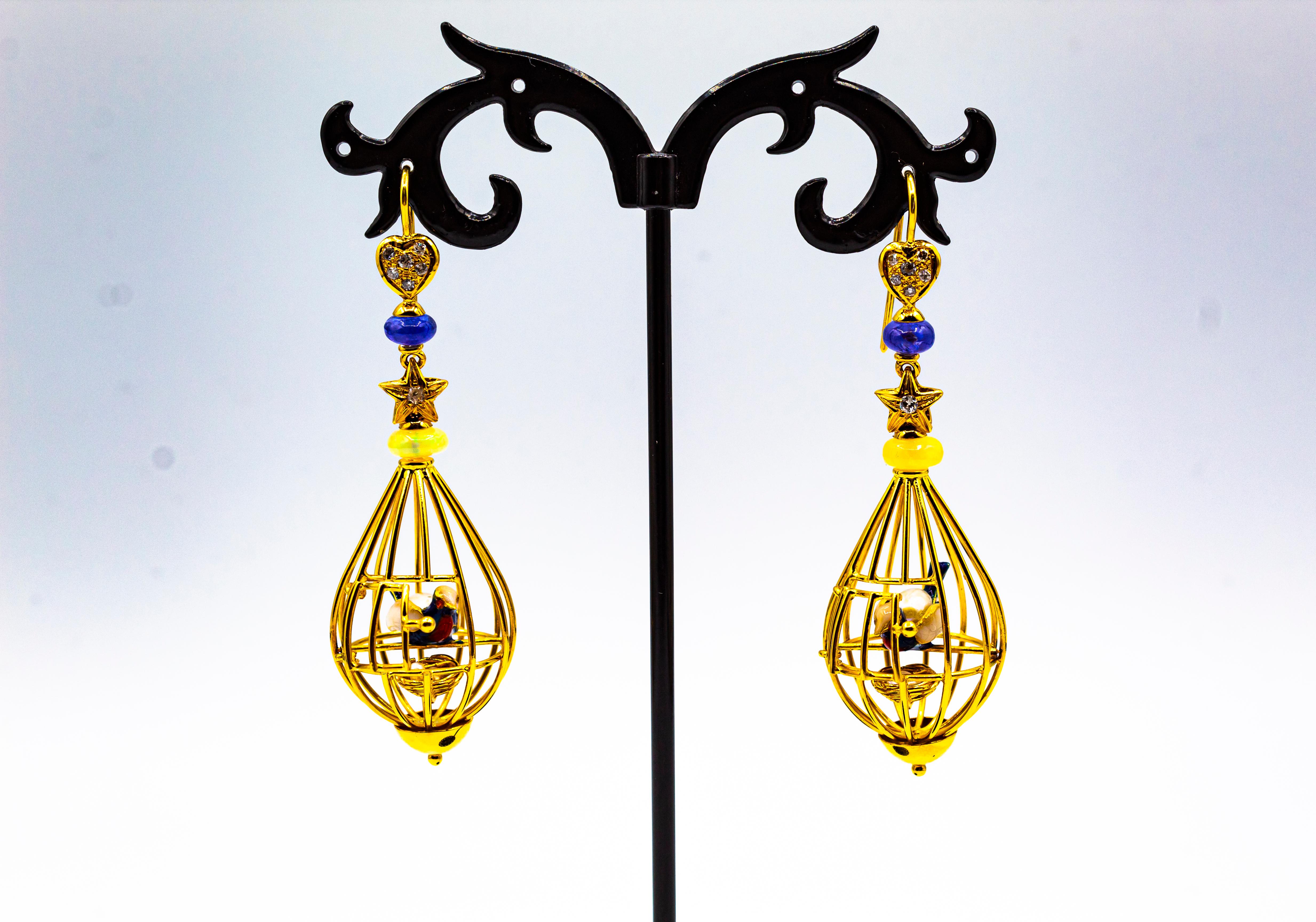 Art Nouveau Pendientes 