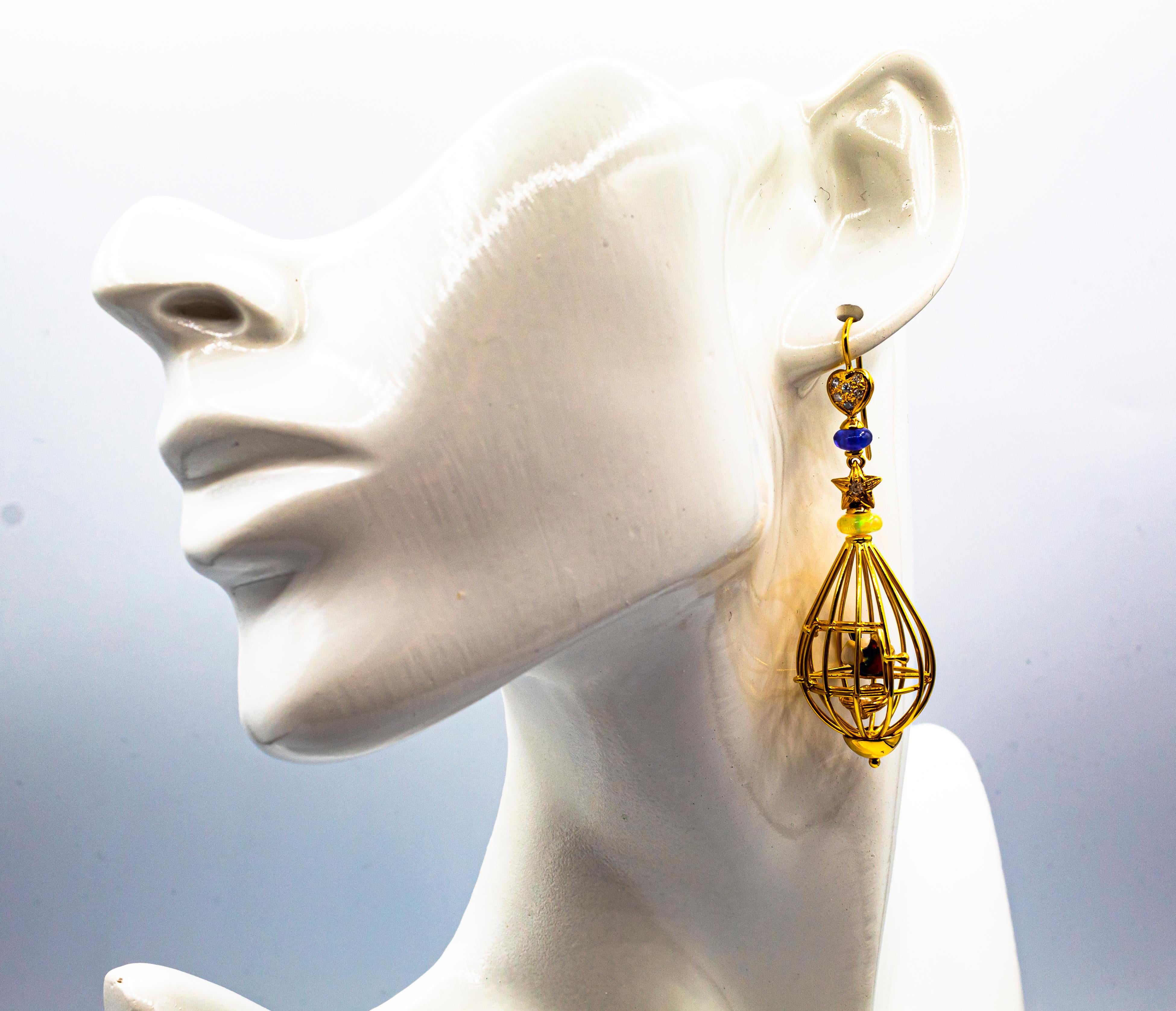 Art Nouveau Pendientes 