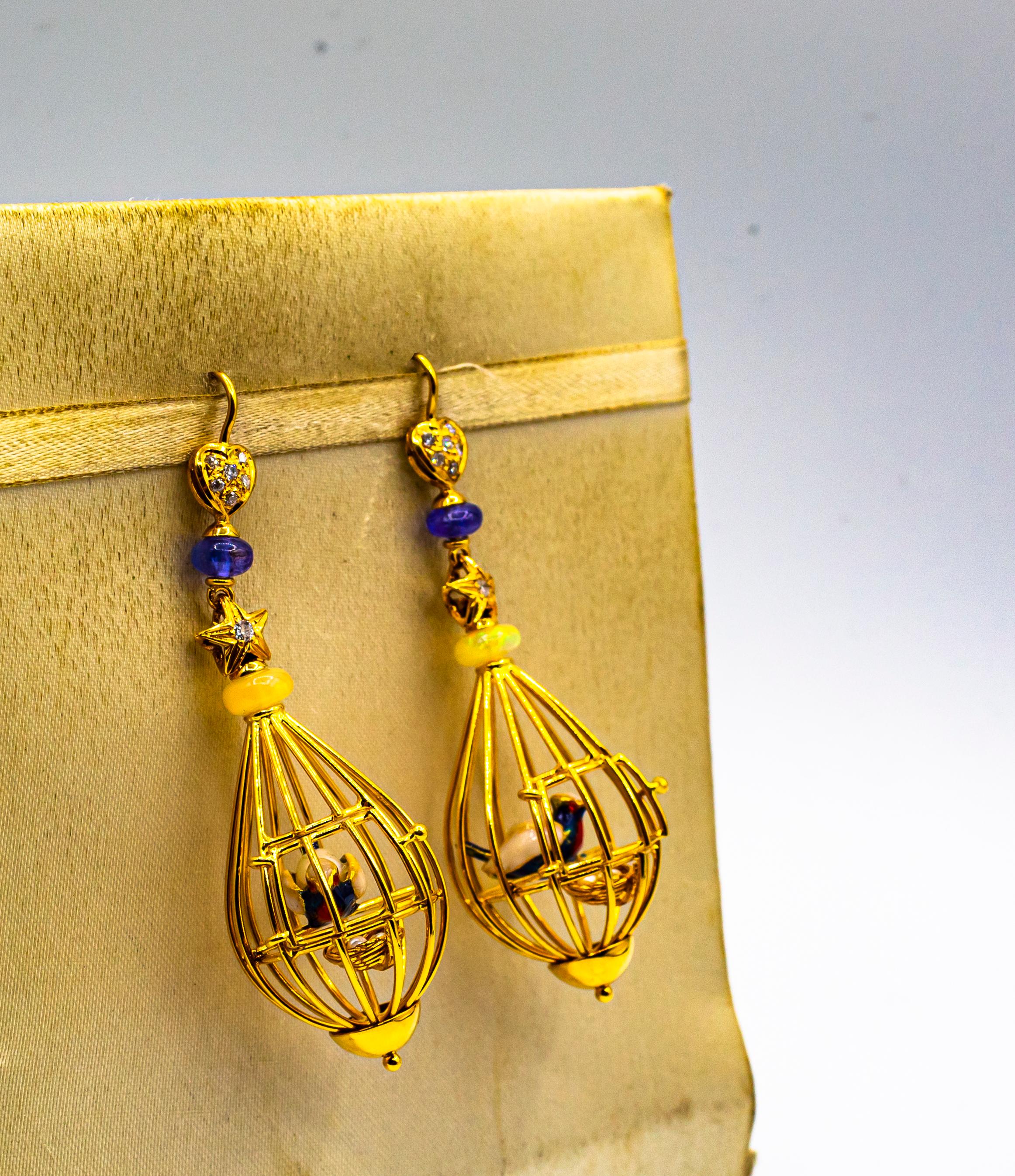 Art Nouveau Pendientes 