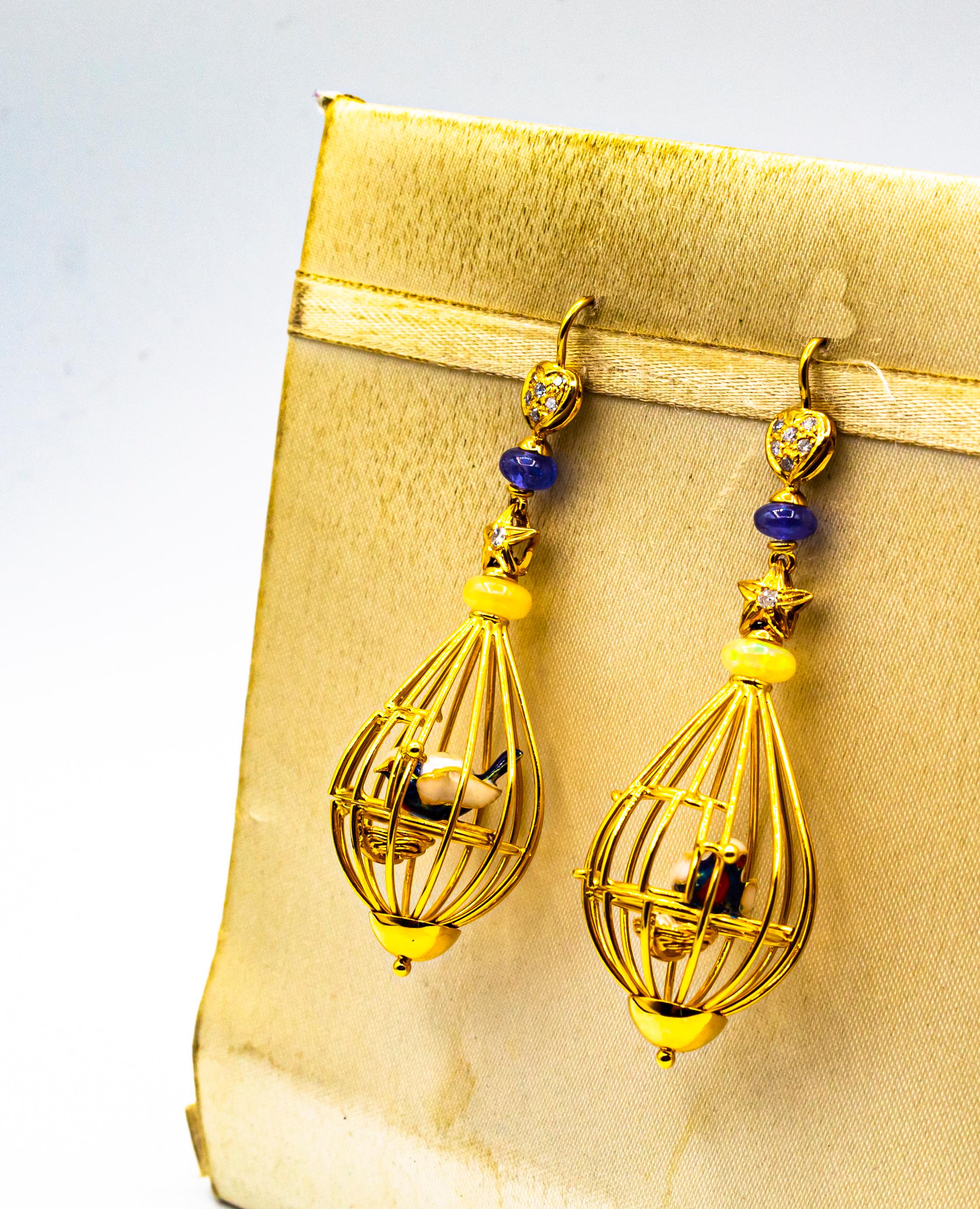 Art Nouveau Pendientes 