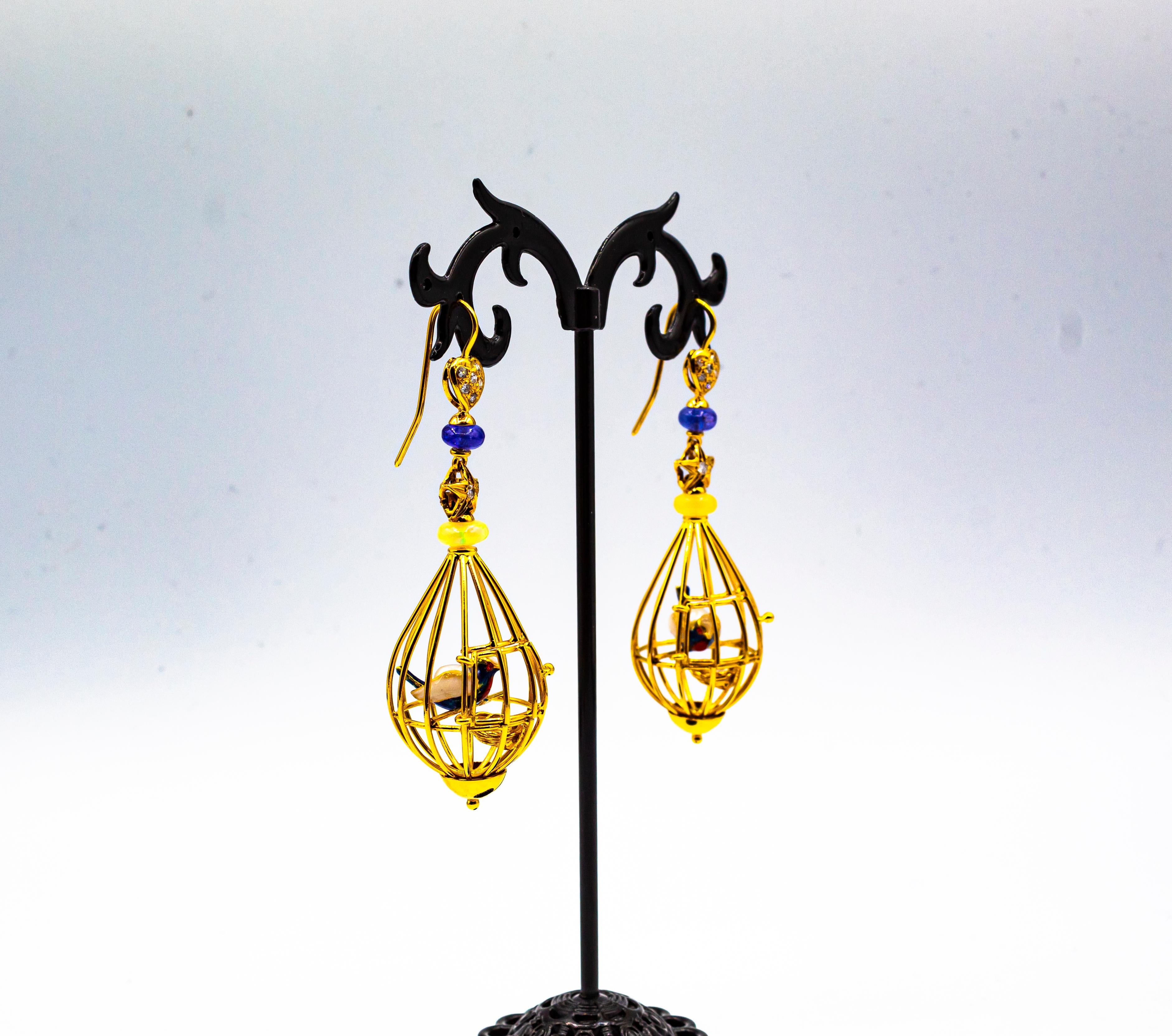 Art Nouveau Pendientes 