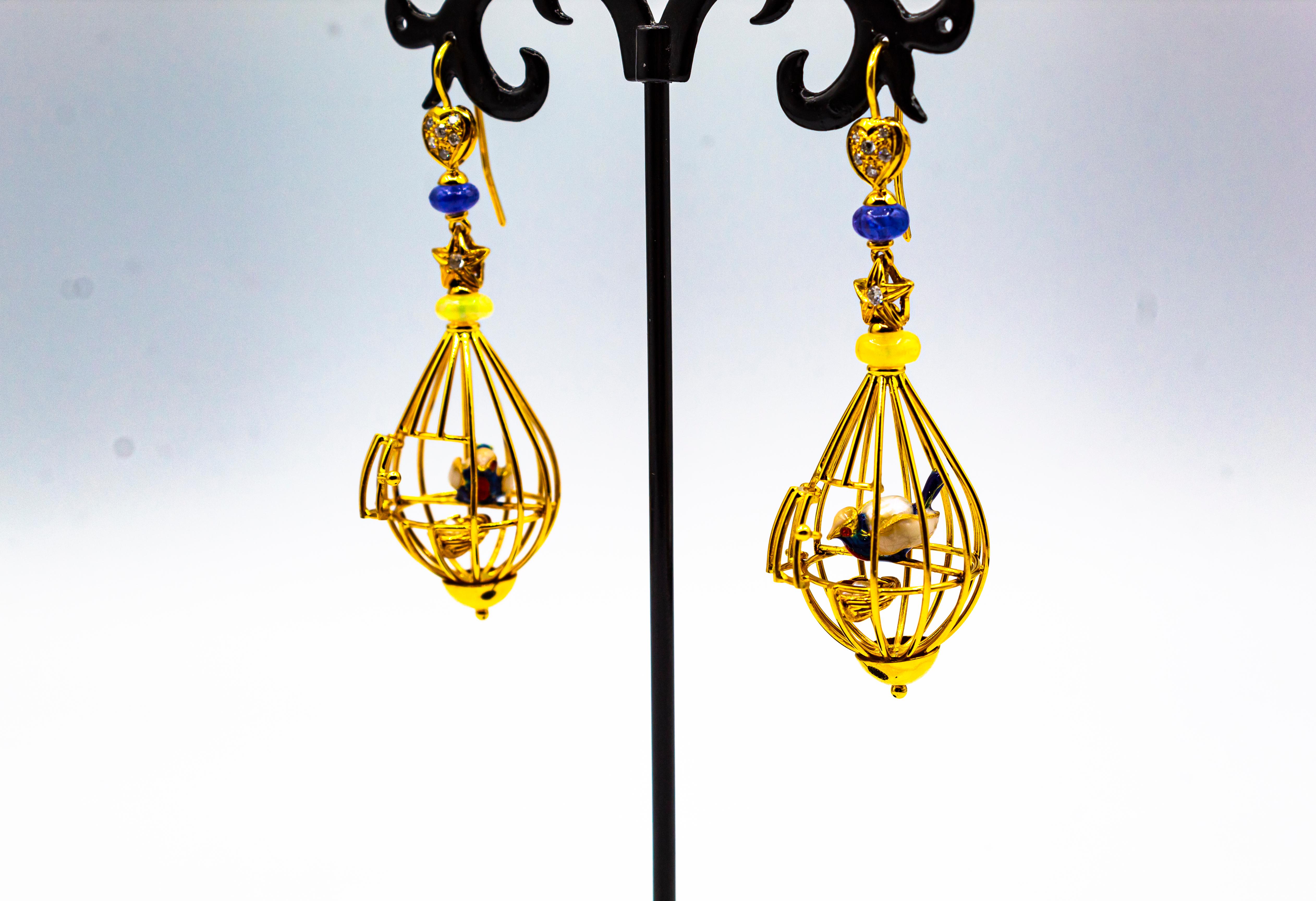 Art Nouveau Pendientes 