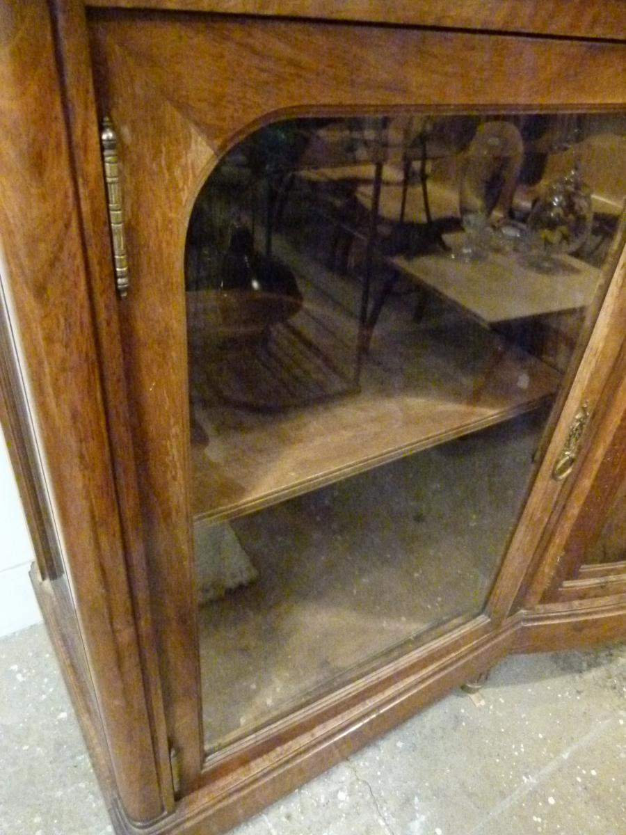 Art Nouveau Oak Wood Spanish Cabinet 4