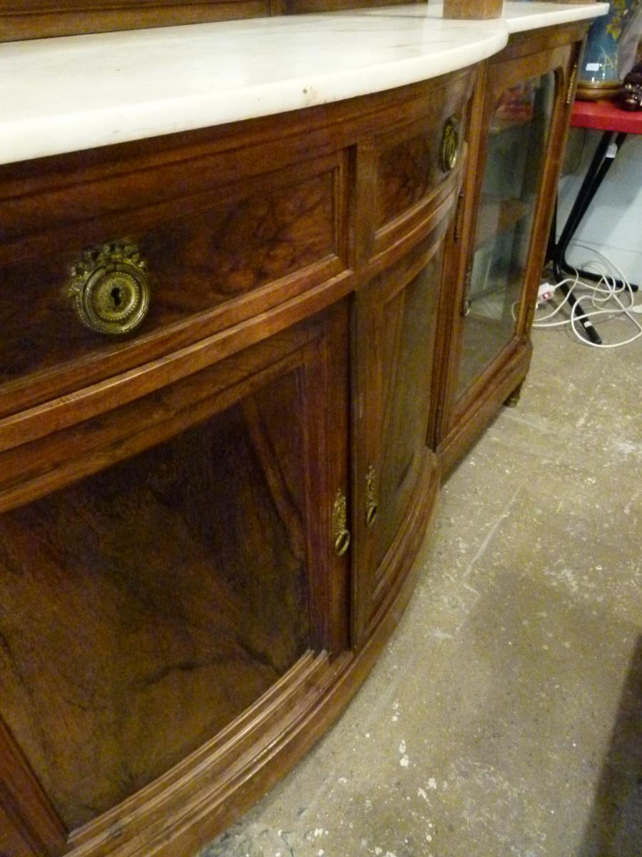 Art Nouveau Oak Wood Spanish Cabinet 2