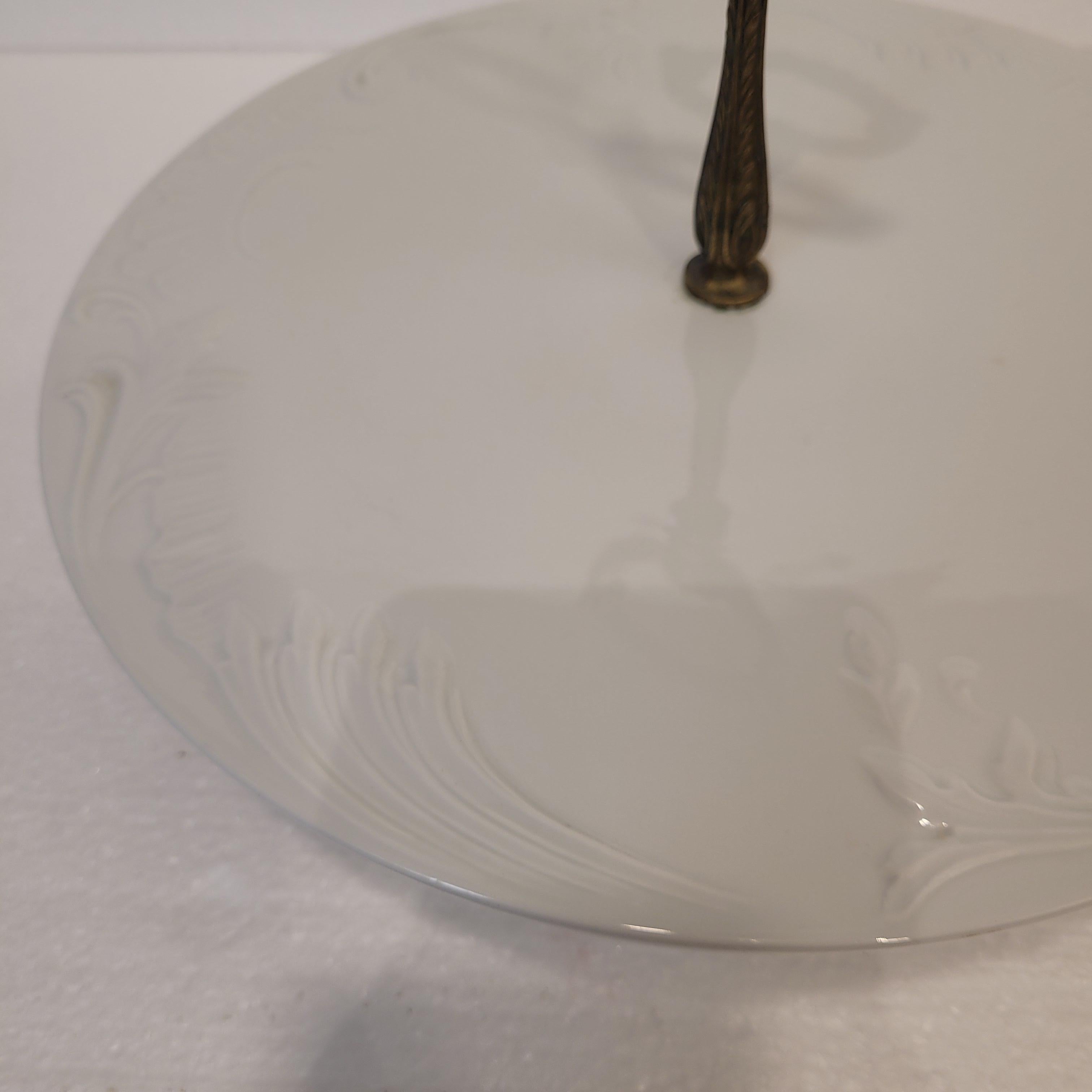 Tortenplatte aus weißem Porzellan im Jugendstil aus Limoges, Frankreich im Angebot 7