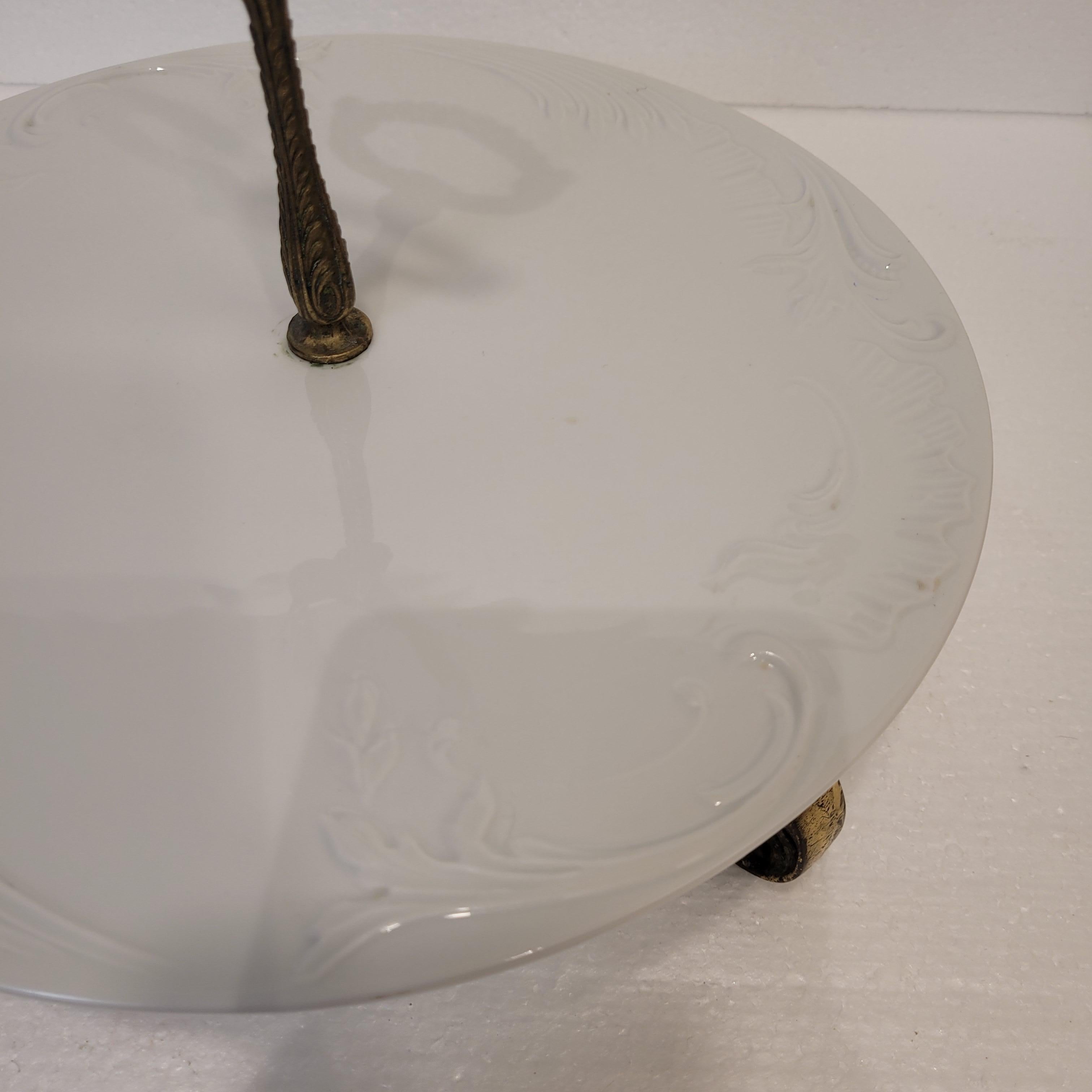 Tortenplatte aus weißem Porzellan im Jugendstil aus Limoges, Frankreich im Angebot 14