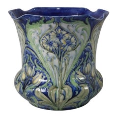 Art Nouveau William Moorcroft Florian Daisy Planter/ Jardinière