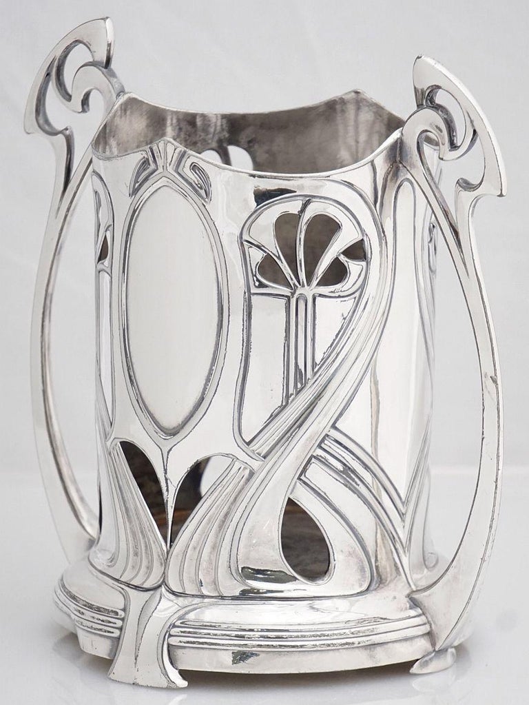 Jugendstil-Weinflaschenhalter von WMF bei 1stDibs Deutschland | wmf  aufbewahrung glas, wmf aufbewahrung glas mit deckel, wmf frischhaltedosen  glas