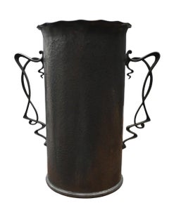 Enfriador de vino Art Nouveau - Latón estañado, Circa 1900-1915