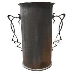 Enfriador de vino Art Nouveau - Latón estañado, Circa 1900-1915
