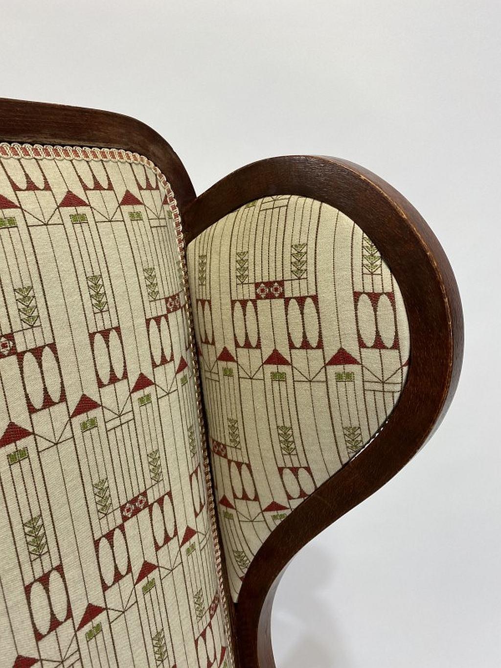 Début du 20ème siècle Chaise à oreilles Art Nouveau n° 6542 de Thonet en vente