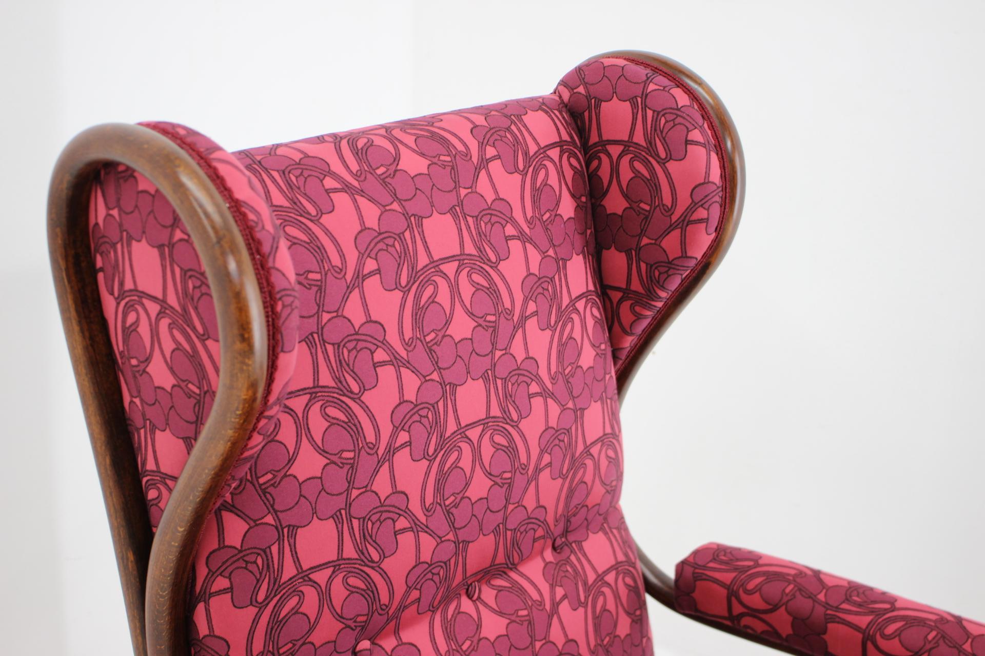 Art Nouveau Wing Chair Thonet Nr.6541, since 1904 In Excellent Condition For Sale In Praha, CZ