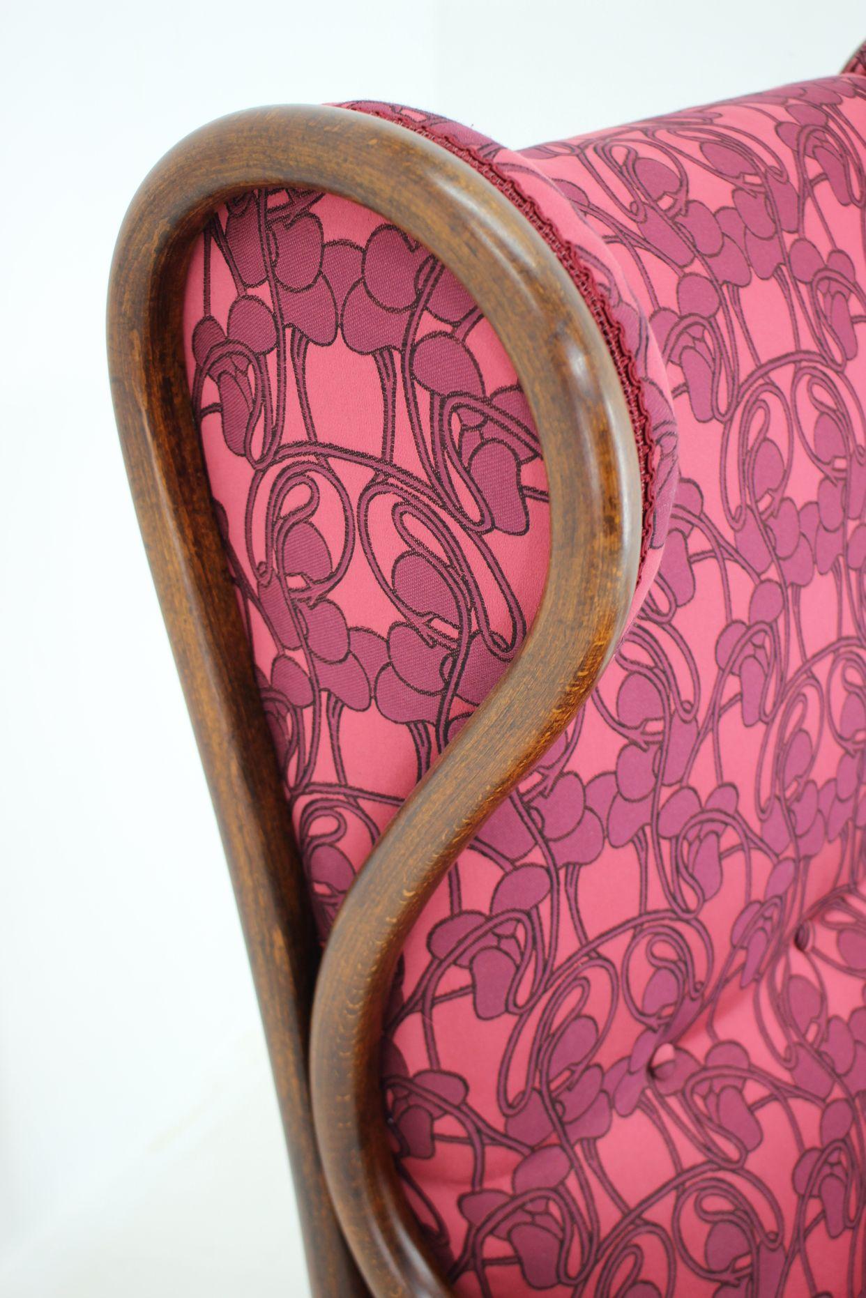 Art Nouveau Wing Chair Thonet Nr.6541, since 1904 For Sale 1