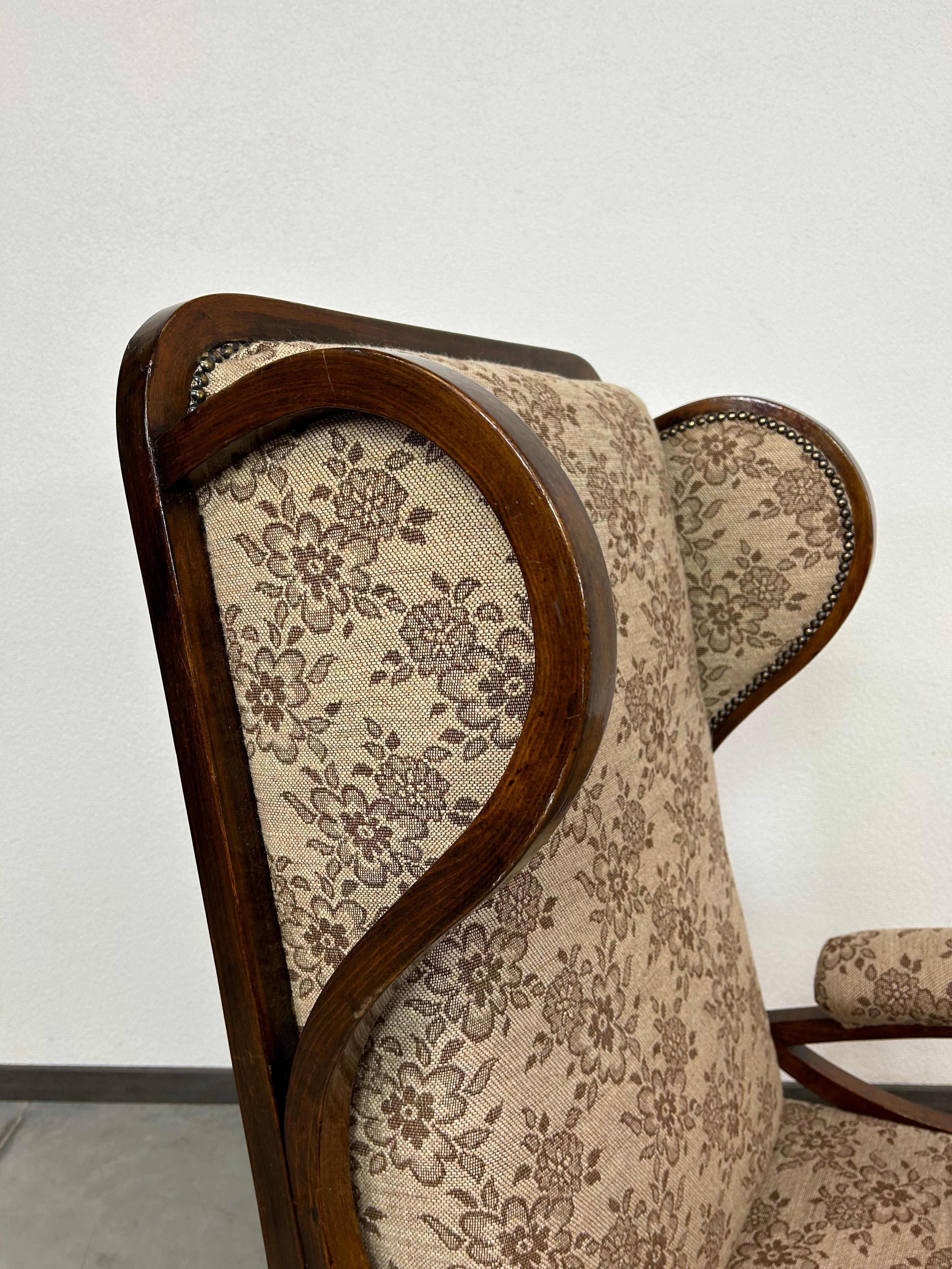Sedia a rotelle in stile Art Nouveau n. 6542 di Thonet In condizioni buone in vendita a Banská Štiavnica, SK
