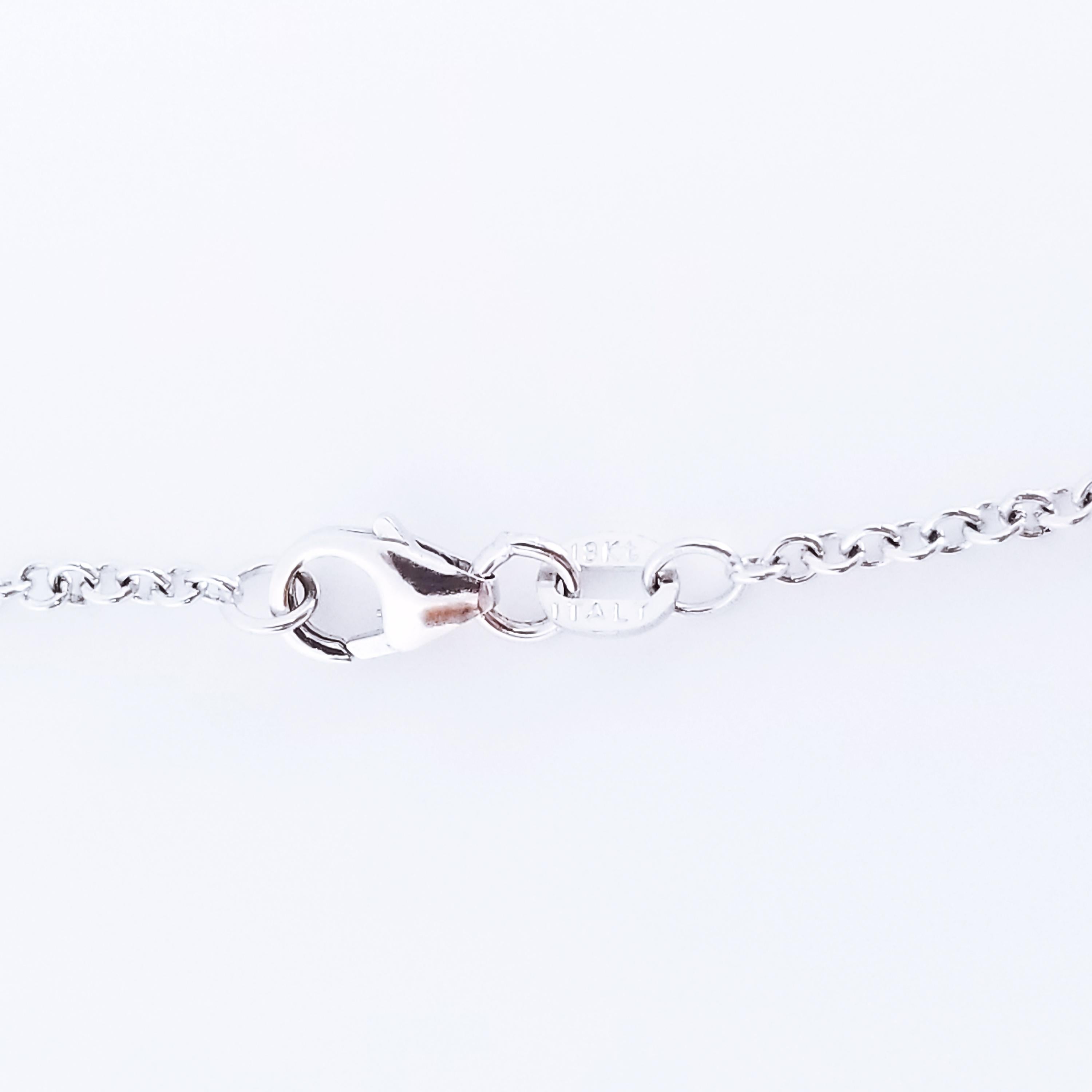 Art Nouveau Winged Blue Tear Drop Necklace 8.55 Carat Tourmaline Diamond 18Karat For Sale 4