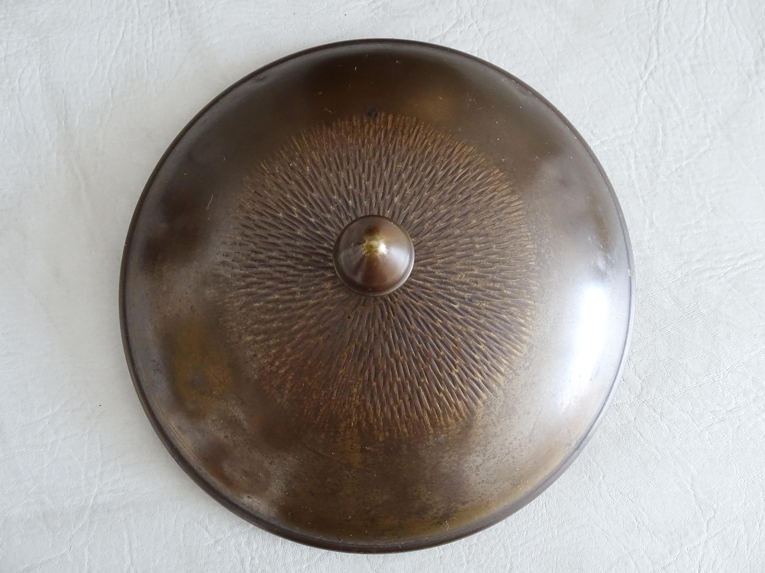 Art Nouveau WMF Brass Punch Bowl, Germany, 1900 For Sale 3