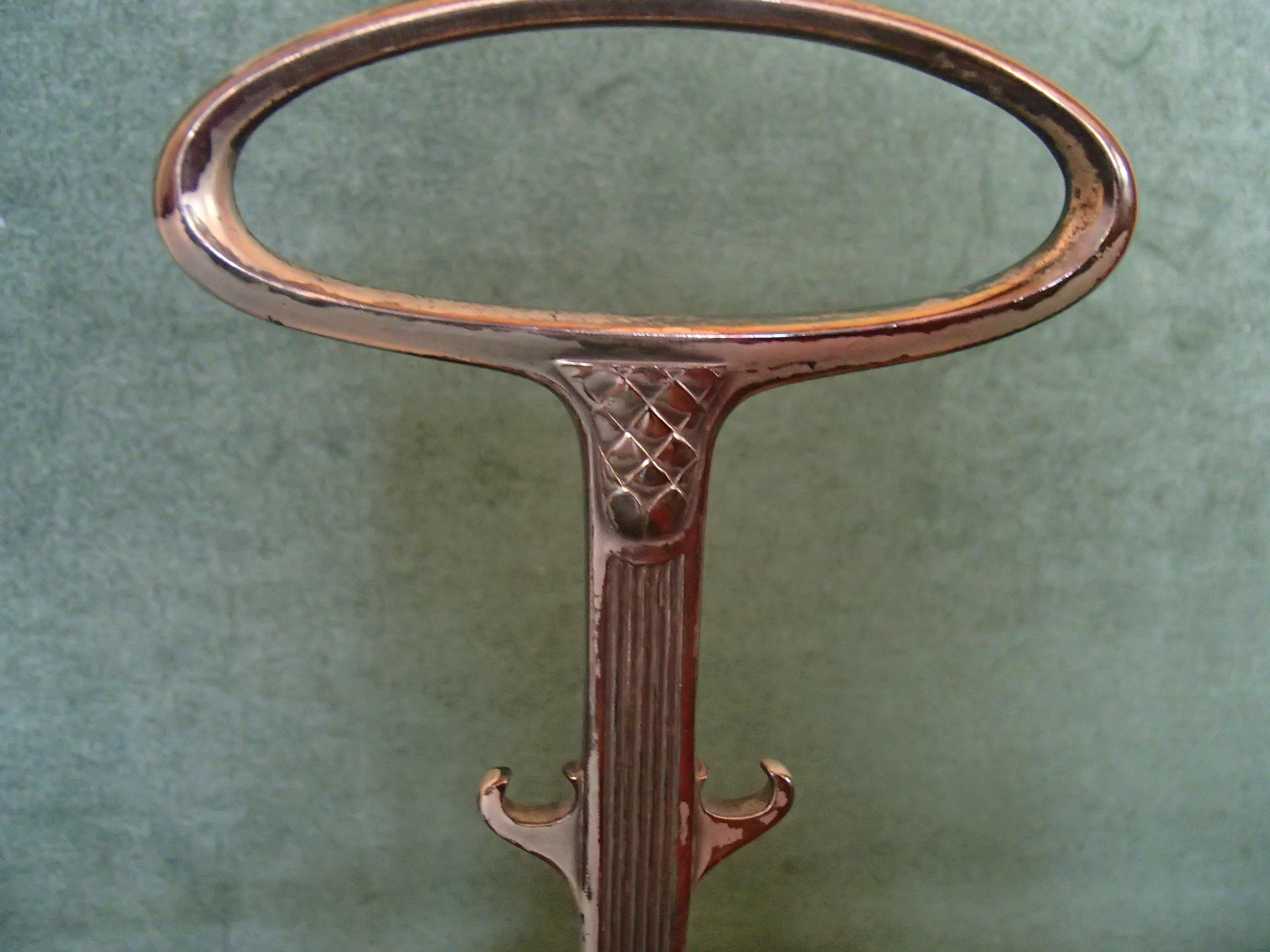 Art Nouveau WMF Double Small Cup Holder Silver Plated In Good Condition For Sale In Weiningen, CH