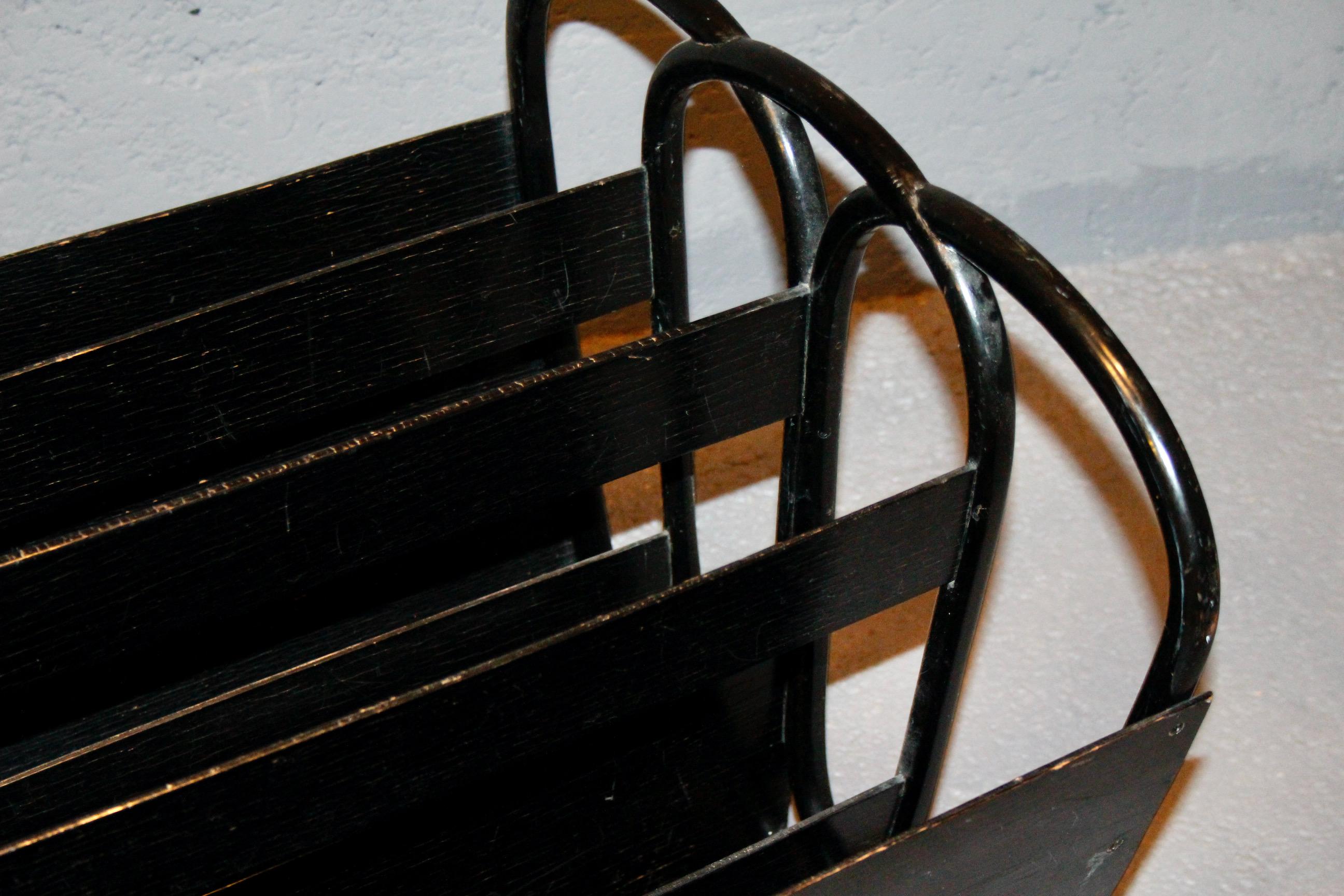 libreria in legno art nouveau in vendita 2