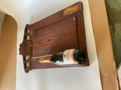 Miroir mural Art Nouveau en Wood à facettes, Autriche, vers 1900