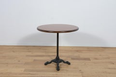 Art Nouveu Cast Iron and Wood Coffee Table, 1920s