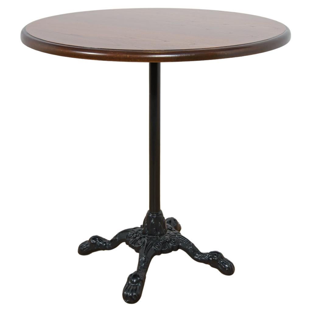 Art Nouveu Cast Iron and Wood Coffee Table, 1920s For Sale