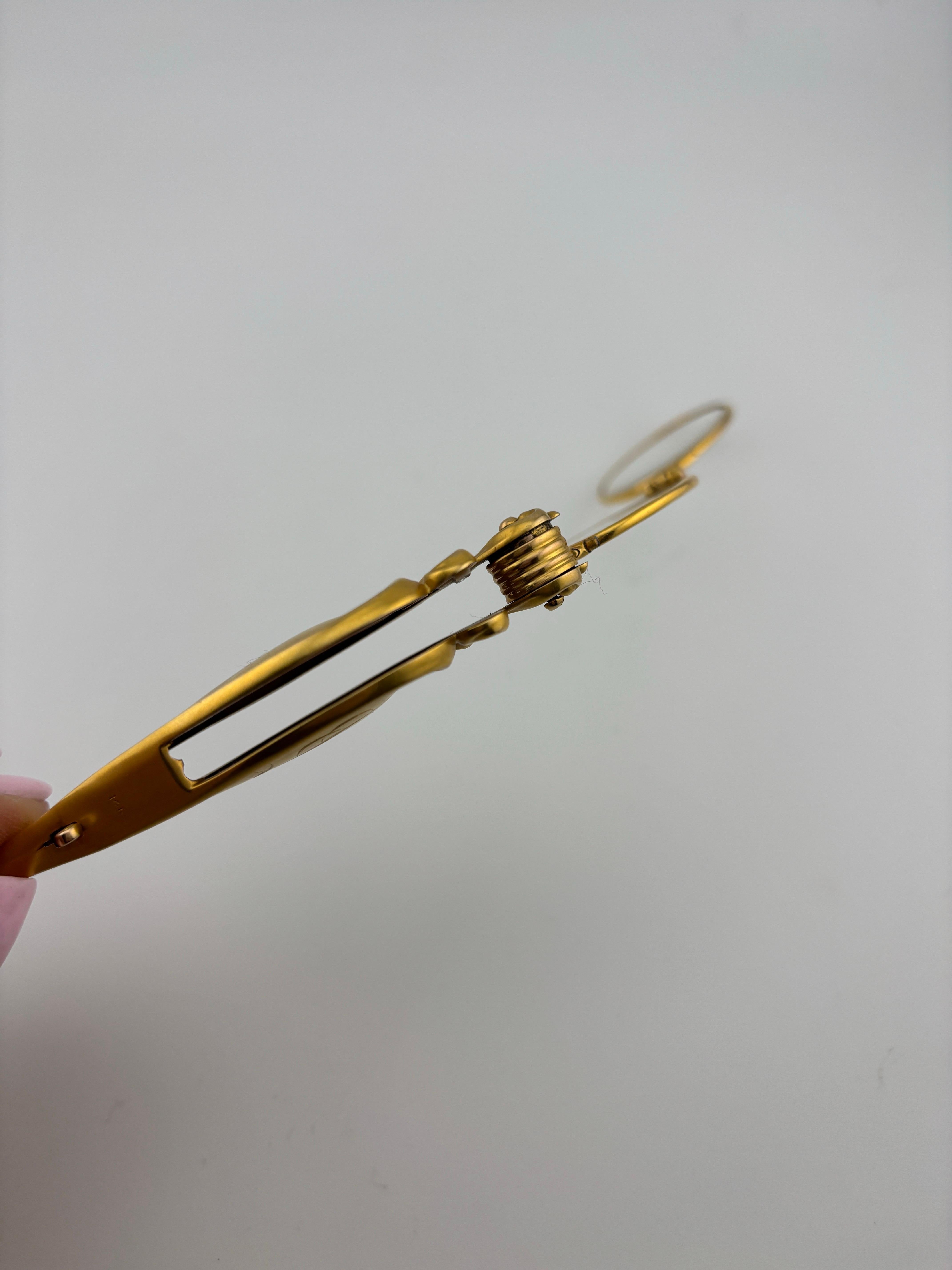 Lorgnette Art Noveau en or jaune 14k Bon état - En vente à Bernardsville, NJ