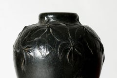 Art Noveau Bronze vase by Hugo Elmqvist, Sweden, ca 1900