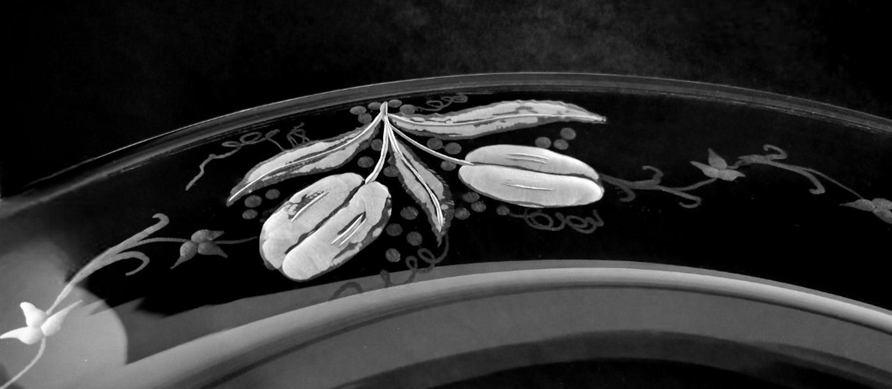 Centrotavola con fioriera e fruttiera in cristallo in stile Art Noveau in vendita 1
